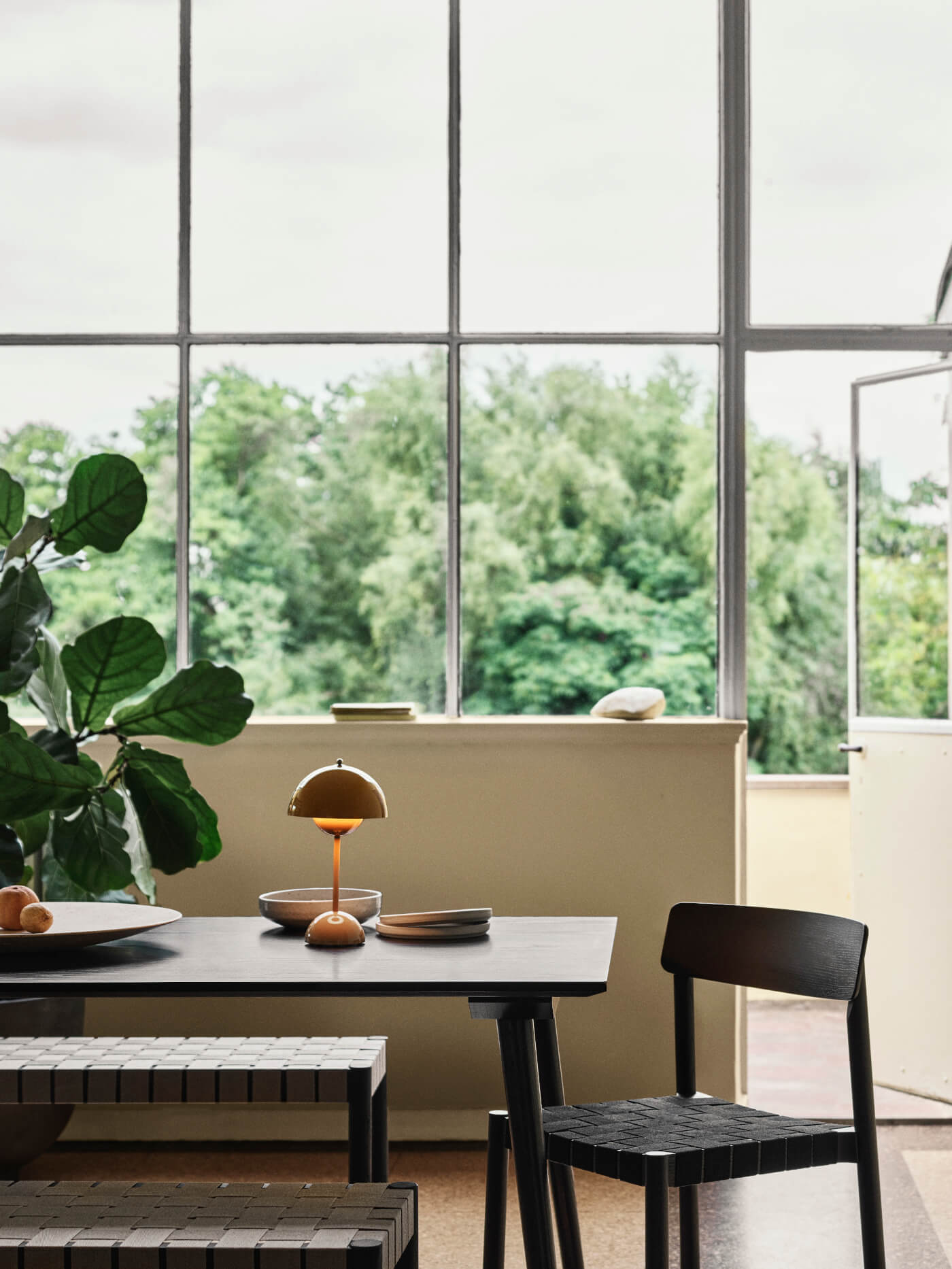 &Tradition Betty TK5 Bank, schlicht und elegant, langlebig – ideal als Sitzgelegenheit im Eingangsbereich oder Büro