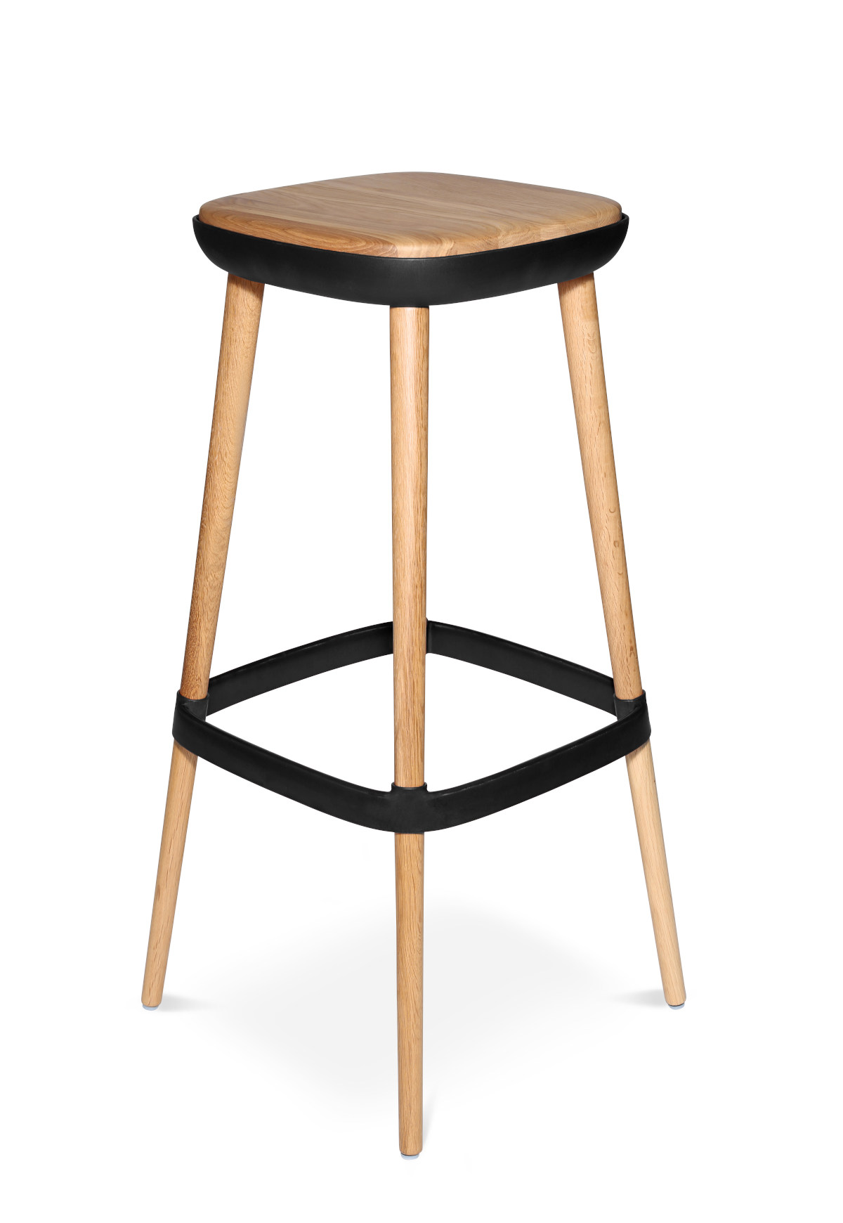 Designer Barhocker W-2020 von Wagner, robust, bequem, ideal für Bar, Küche oder Tresen