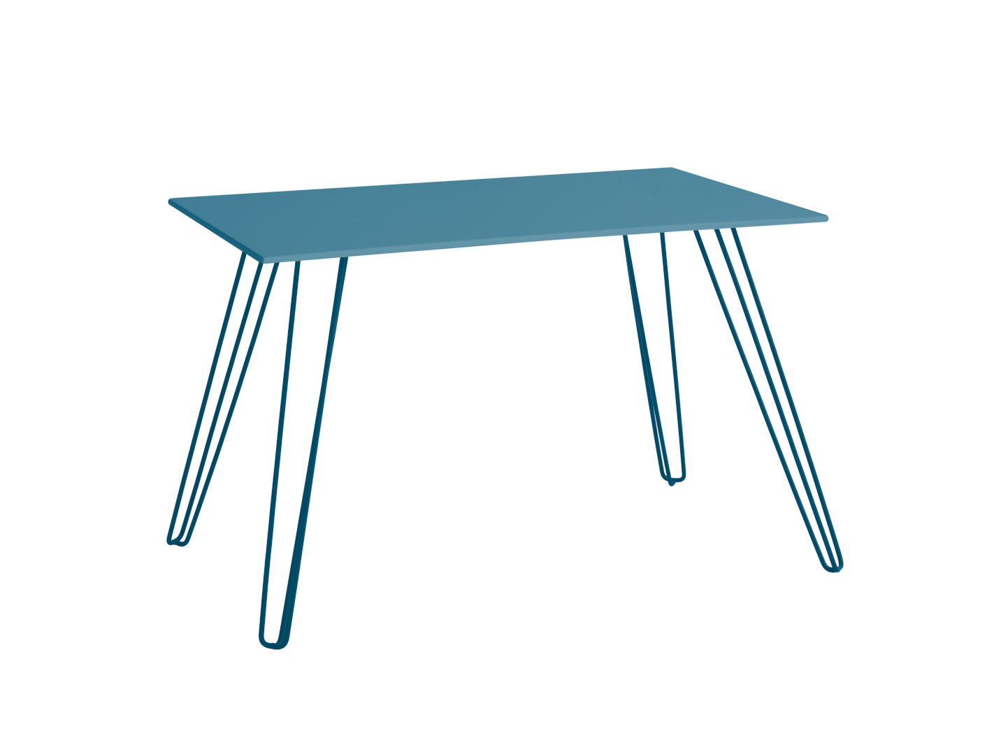 Menorca Bistrotisch, 120 x 80 cm, azurblau