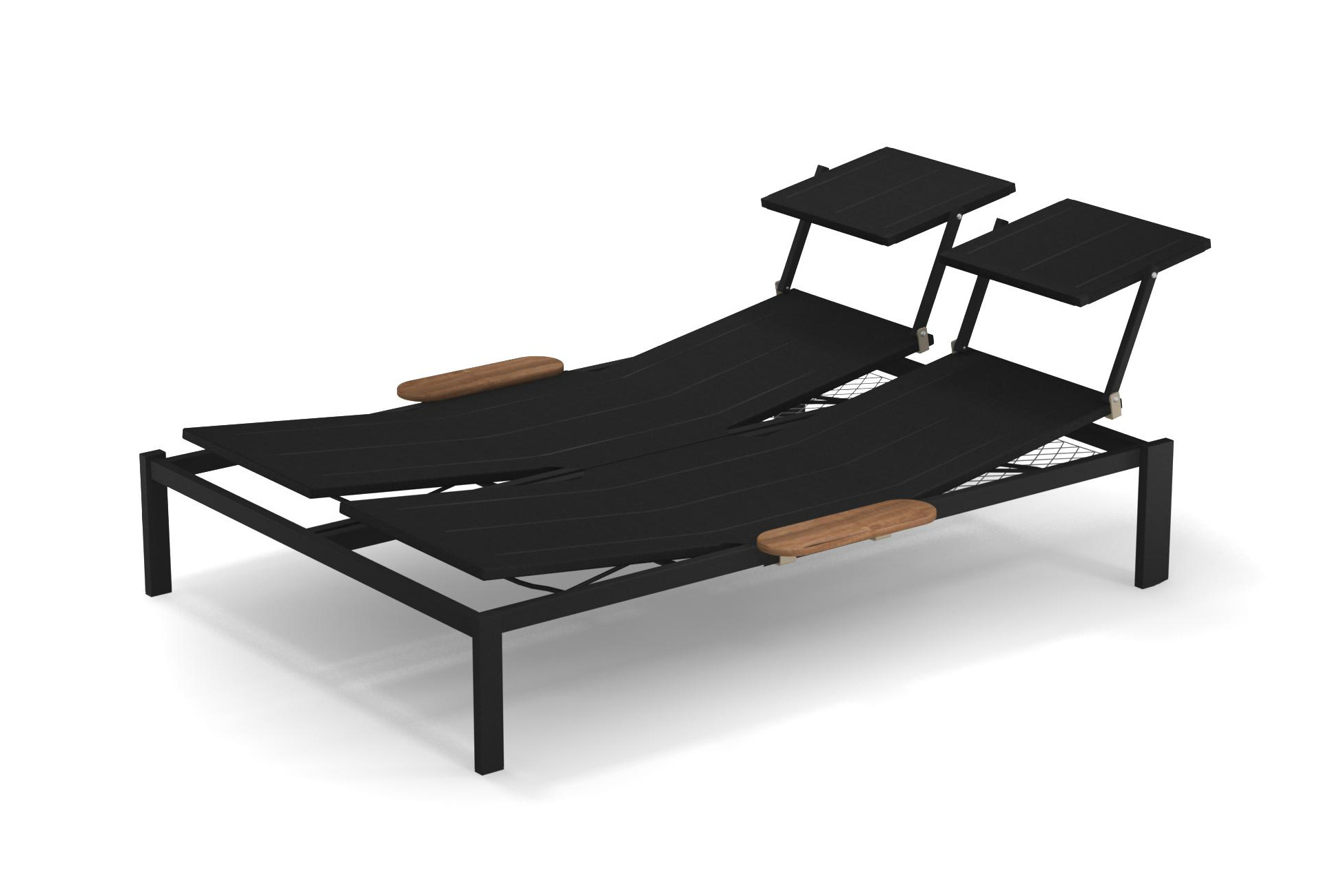 Shine Daybed, schwarz / schwarz