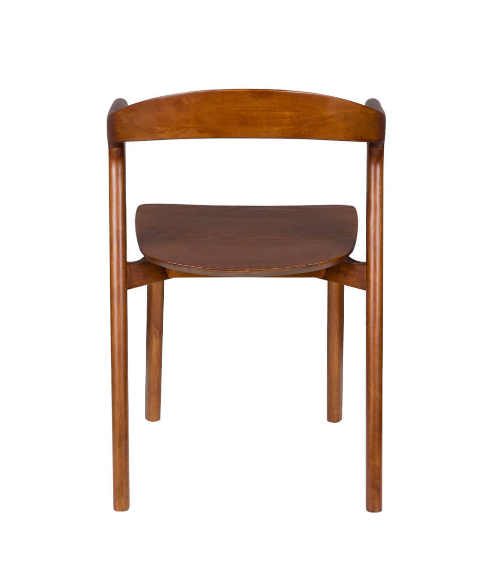 Zuiver Stuhl Northwood Walnuss, zeitloses Holzdesign, komfortabel, stabil, hochwertig verarbeitet für Esszimmer und Wohnräume