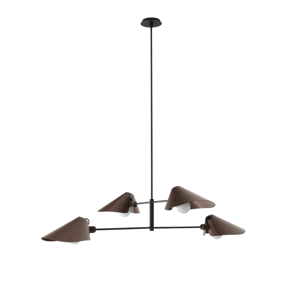 &Tradition Bonnet SC93 Kronleuchte, schwarz/bronzed, dänisches Design – stilvolle Beleuchtung über Esstisch oder Wohnzimmer