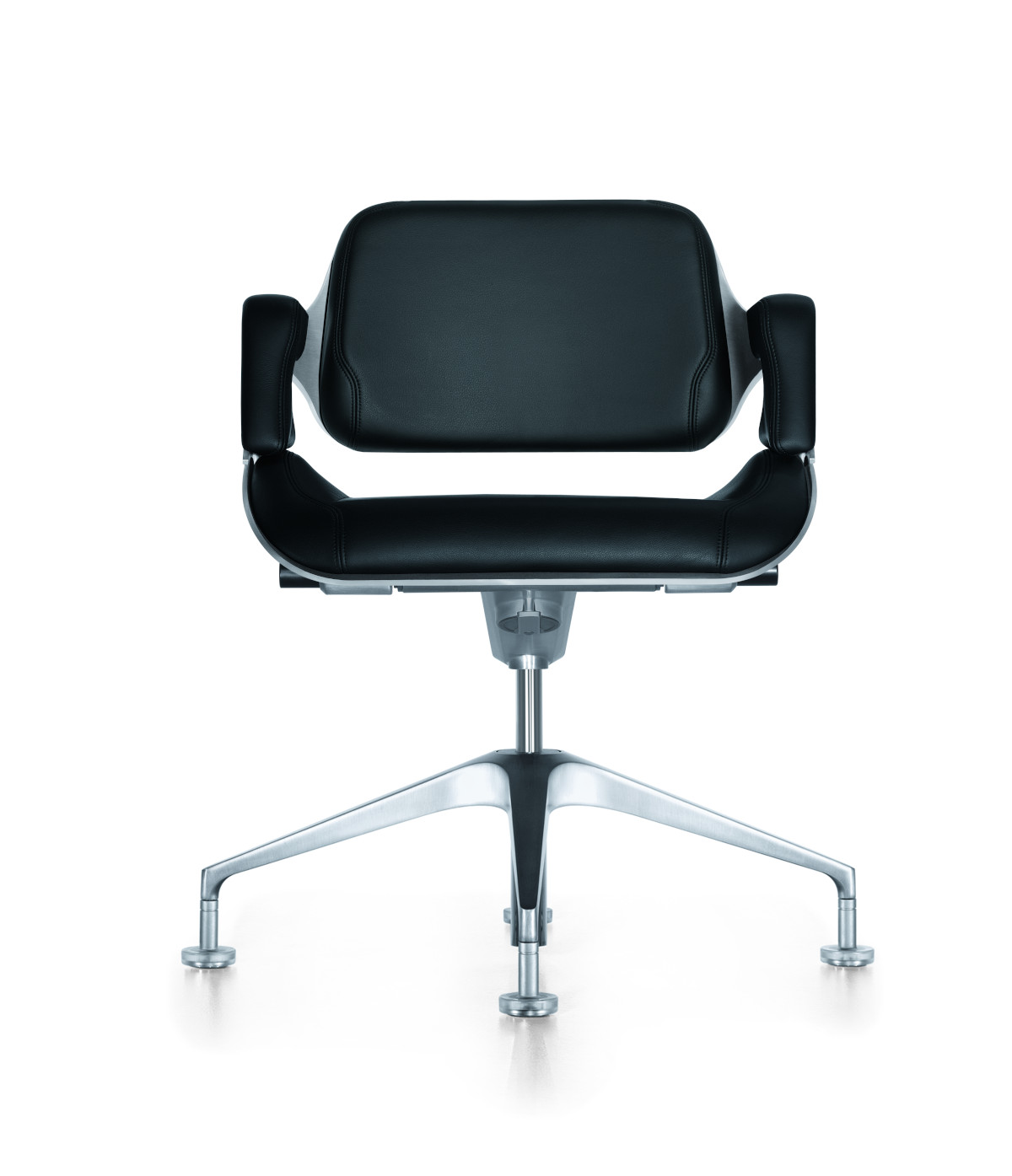 Interstuhl Silver 101S Konferenzstuhl mit elegantem Design, Echtlederbezug und hochwertiger Verarbeitung für moderne Büros