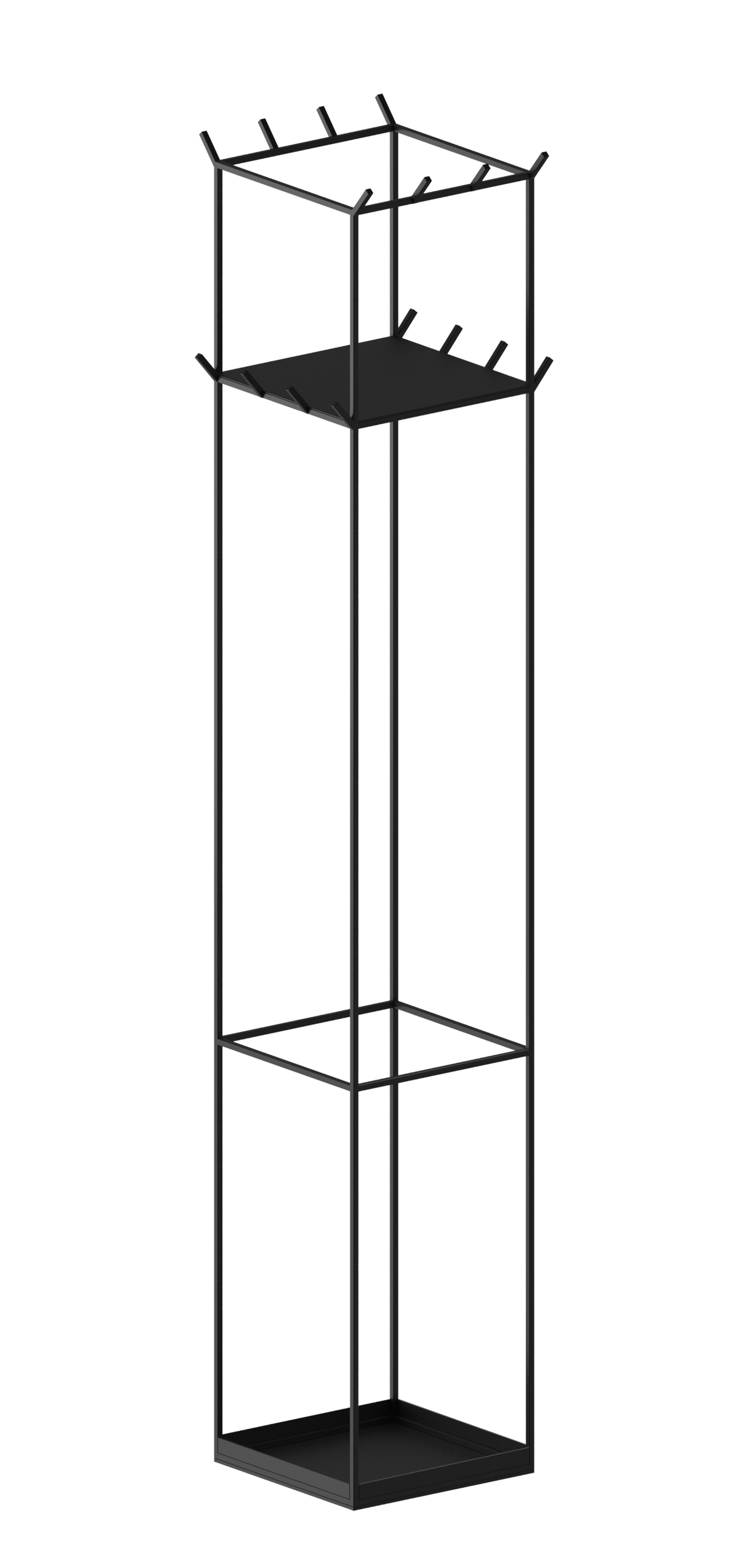 Slim Irony Kleiderständer, kupferschwarz Slim Irony Kleiderständer, kupferschwarz