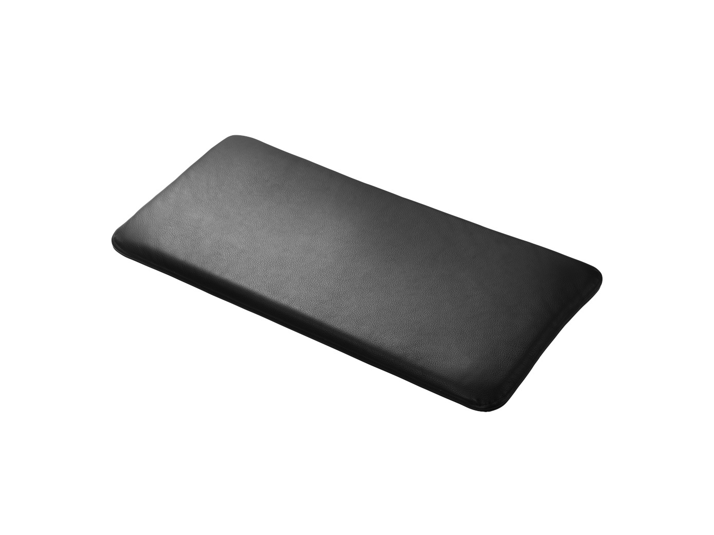 FDB Møbler R6 Sitzkissen, ergonomisch, Leder schwarz, nordisches Design, langlebig, funktional