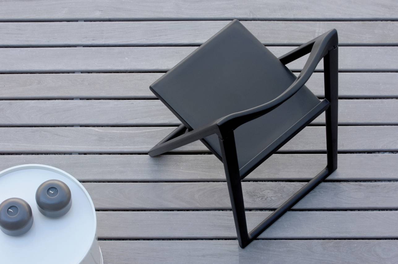 Pedrali Enjoy 460 Gartenstuhl schwarz