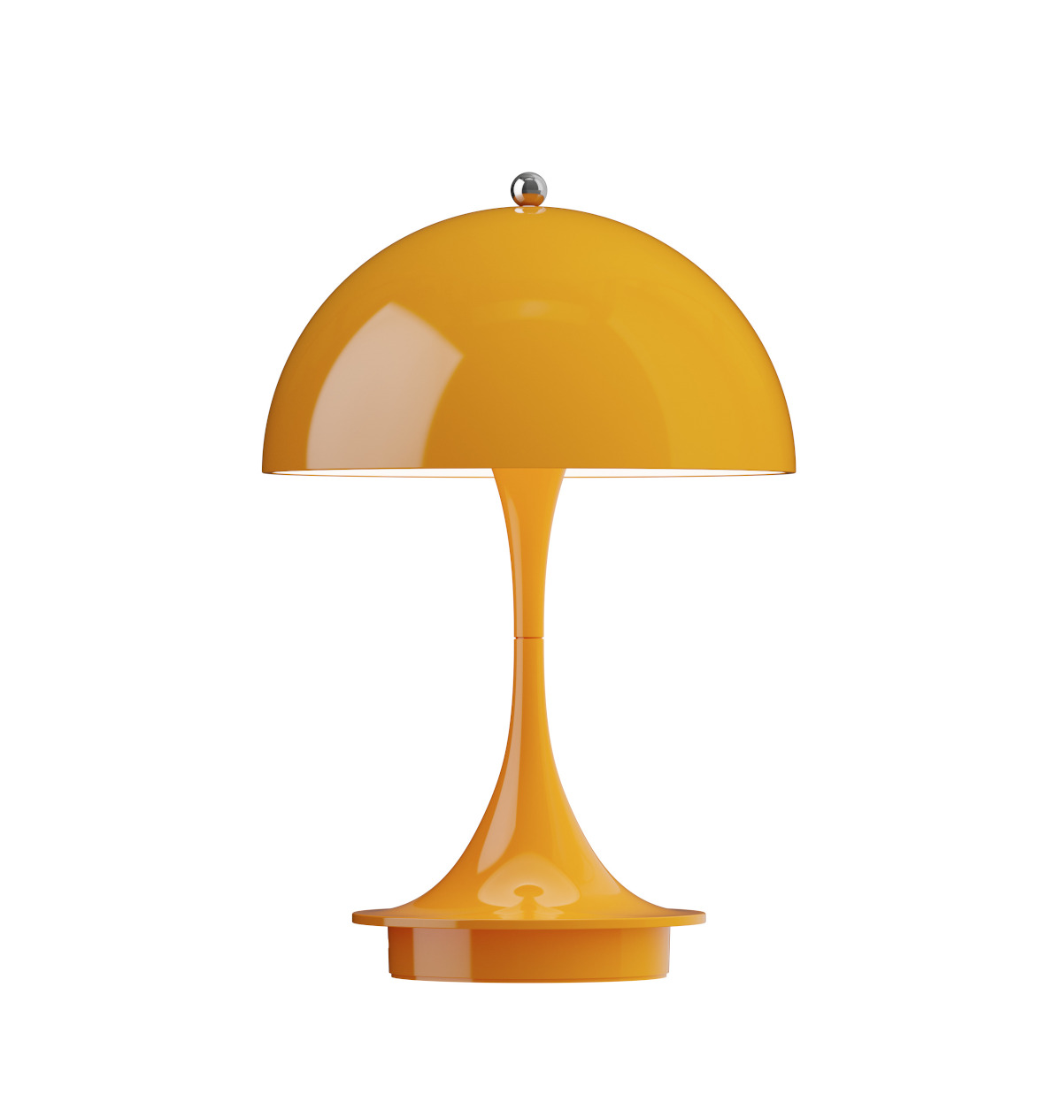 Louis Poulsen Panthella 160 LED Tischleuchte Orange Panthella 160 Portable LED-Tischleuchte in Opaque Orange von Louis Poulsen, kabellos, dimmbar, ikonisches Design