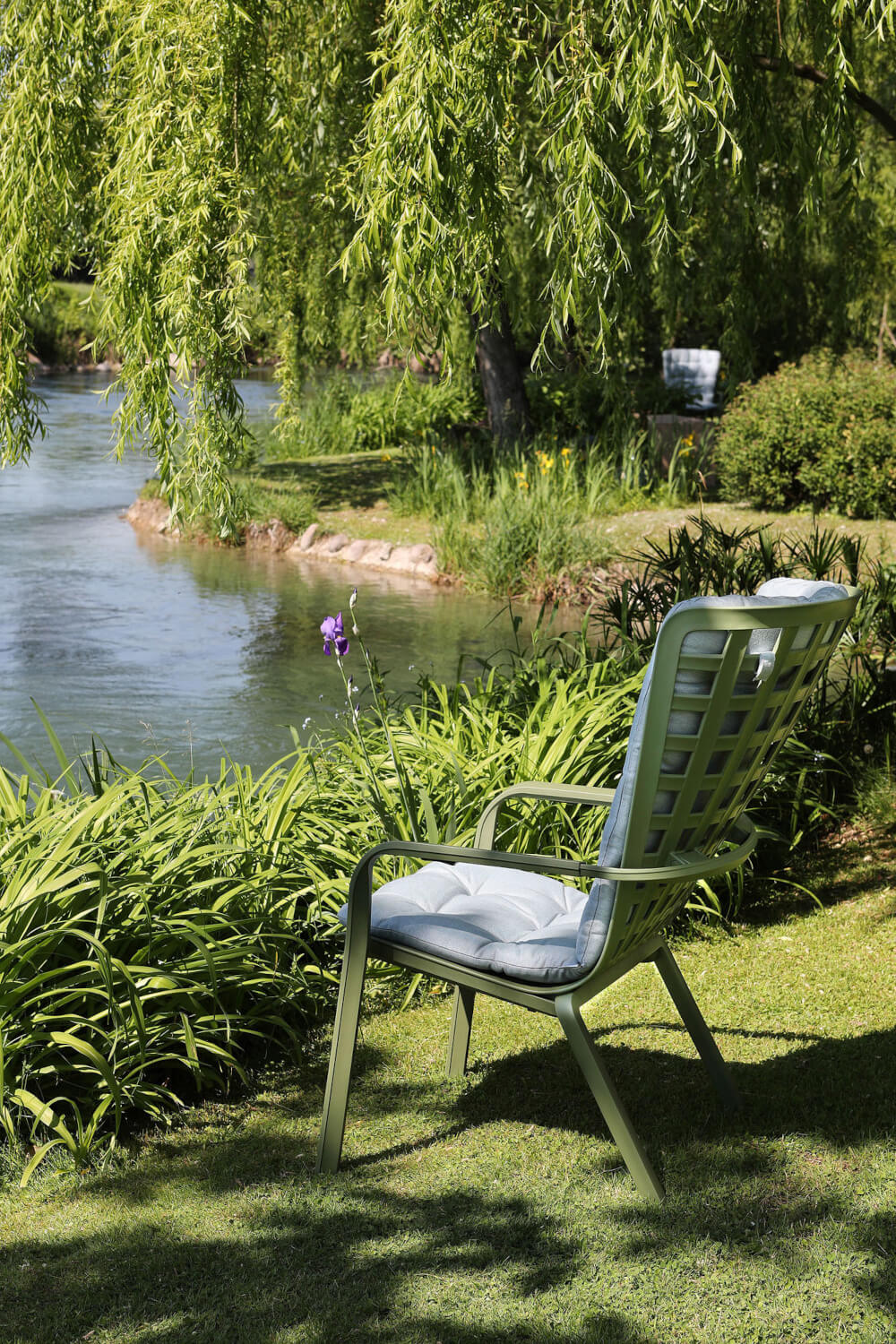 Nardi Folio Outdoor-Sessel, ergonomisch, langlebig und modern – italienische Qualität für Garten oder Lounge