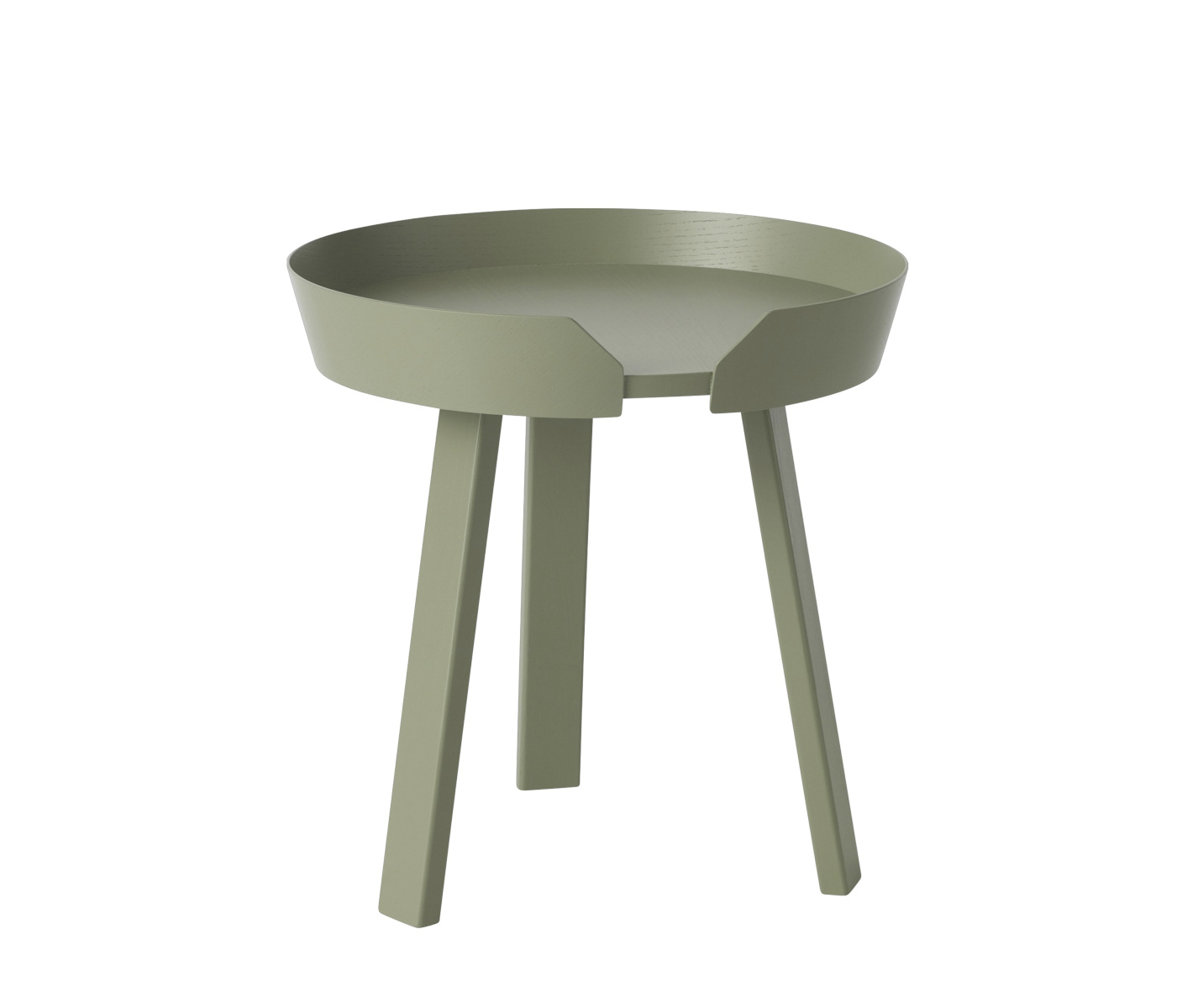Muuto Around Beistelltisch in Dusty Green – eleganter Beistelltisch für stilvolle Innenräume Muuto Around Beistelltisch in Dusty Green – skandinavisches Design mit modernem Touch für jedes Wohnzimmer