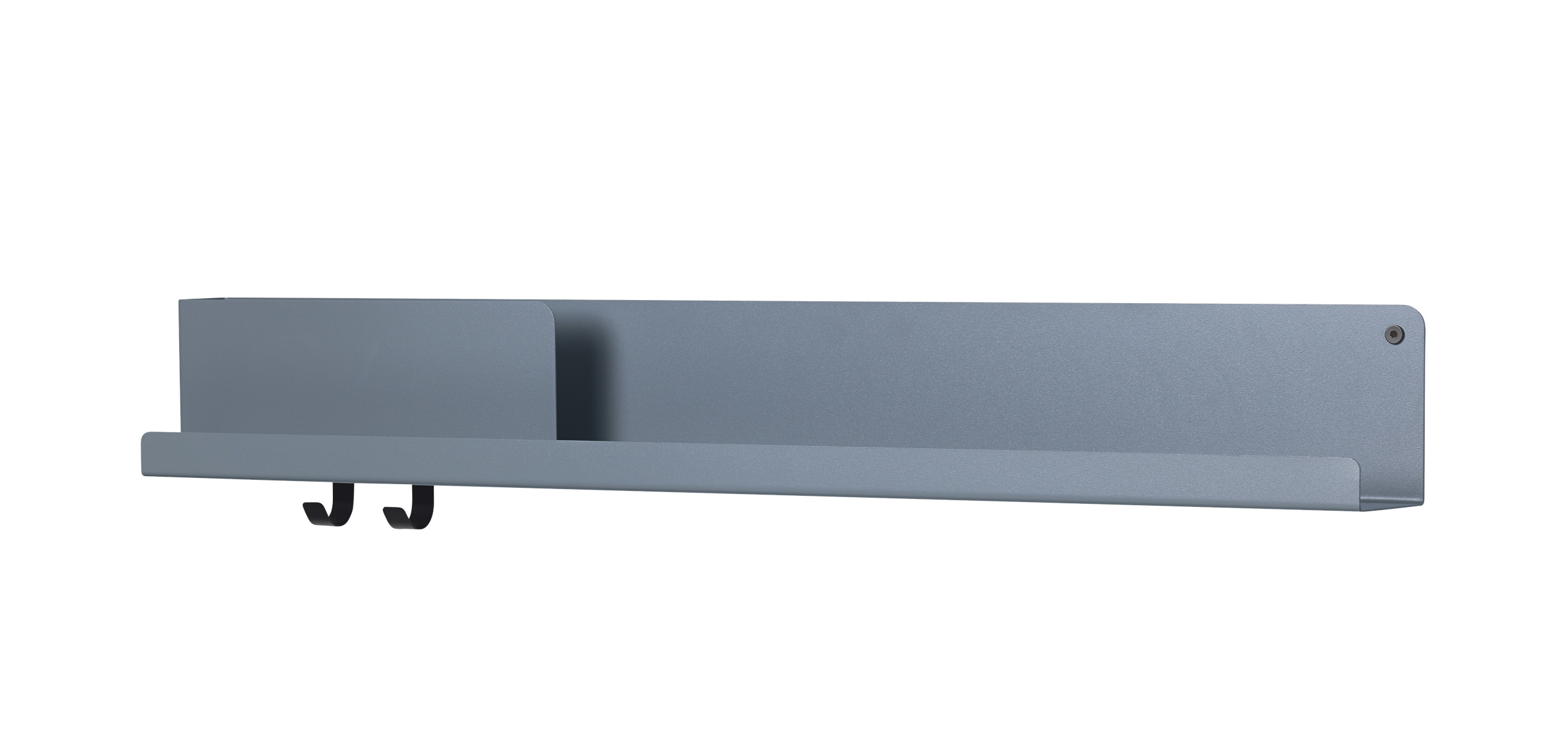Folded Wandregal, 96 x 13 cm, schwarz