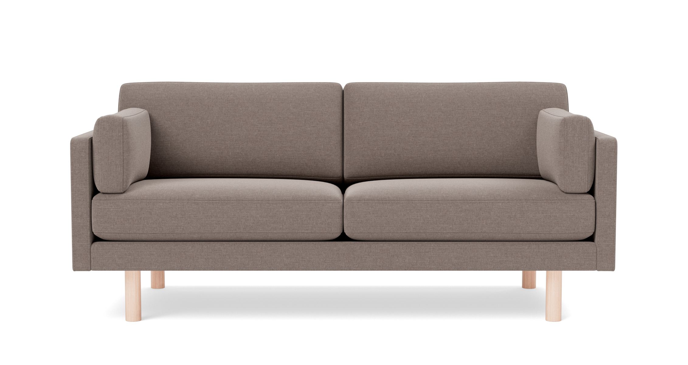 EJ220 Sofa 2-Sitzer, 86 cm, eiche geseift / re-wool 128