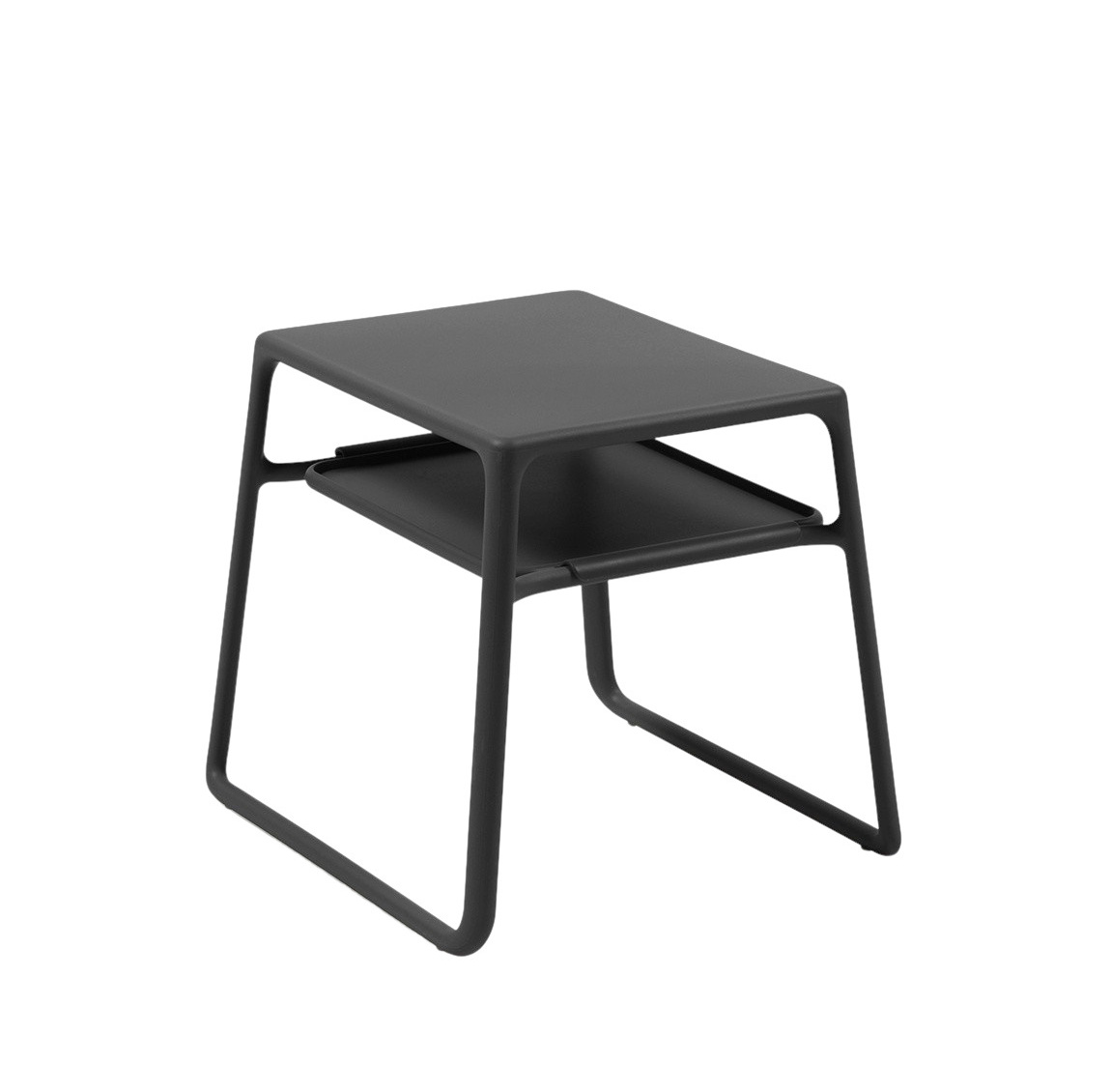 Nardi Pop Beistelltisch in Anthrazit – robuster und stilvoller Tisch für moderne Außenbereiche und Gärten