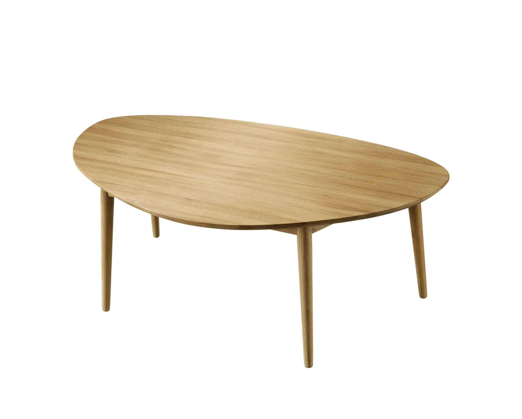 FDB Møbler D102 Anholt Couchtisch, nordisches Design, Eiche geölt, langlebig, nachhaltig, funktional