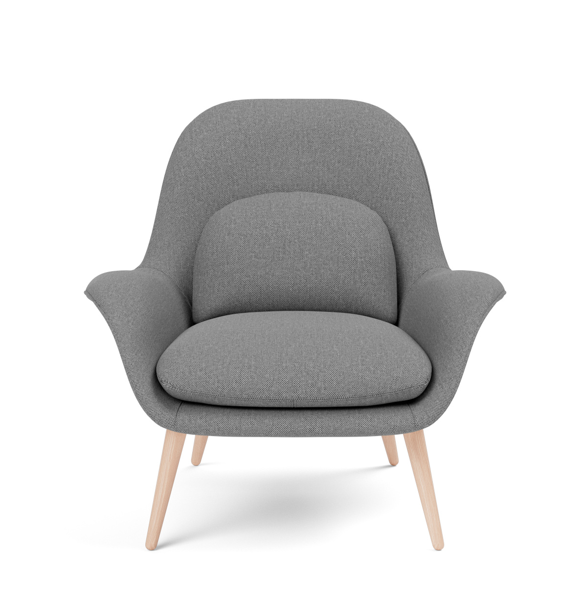 Swoon Lounge Armchair, eiche lackiert / sunniva 242