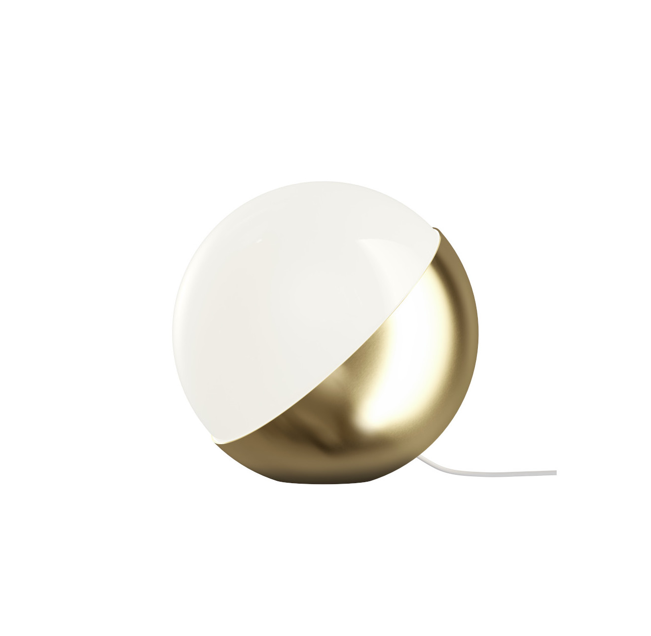 Louis Poulsen VL Studio Tisch- und Stehleuchte Ø 32 cm Messing, modernes Design, dimmbar, hochwertig