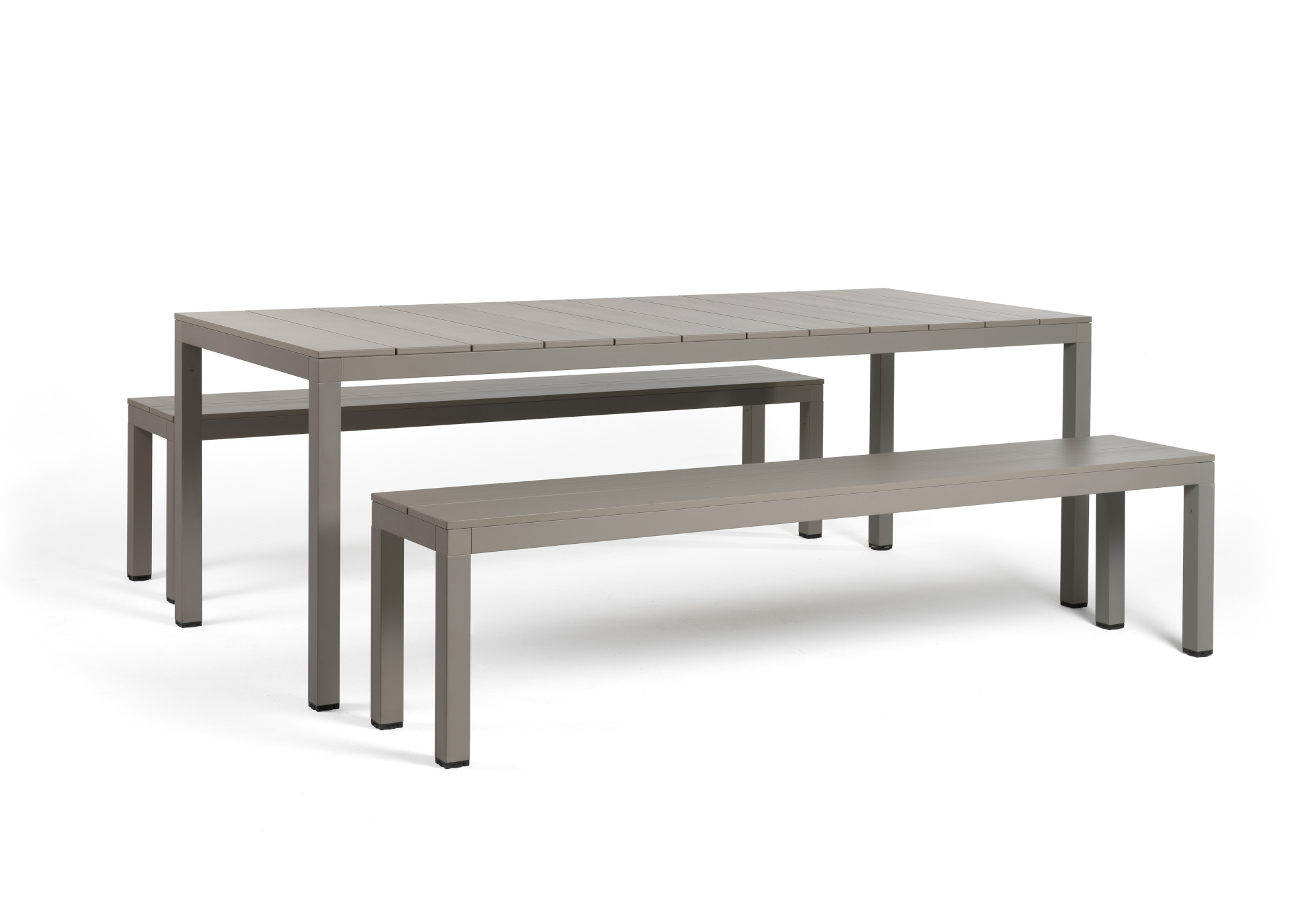 Nardi Rio Alu Set tortora – modernes Outdoor-Set aus Italien Nardi Rio Alu Set tortora, Outdoor-Set, wetterfest, leicht, langlebig, modernes italienisches Design
