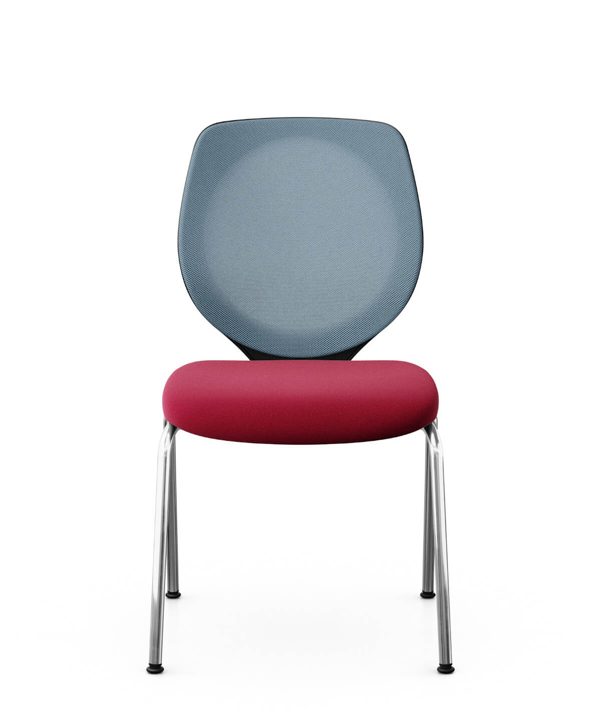 Giroflex 353-3004 Besucherstuhl ergonomisch mit Netzrücken für Büro, Konferenzraum und Empfang