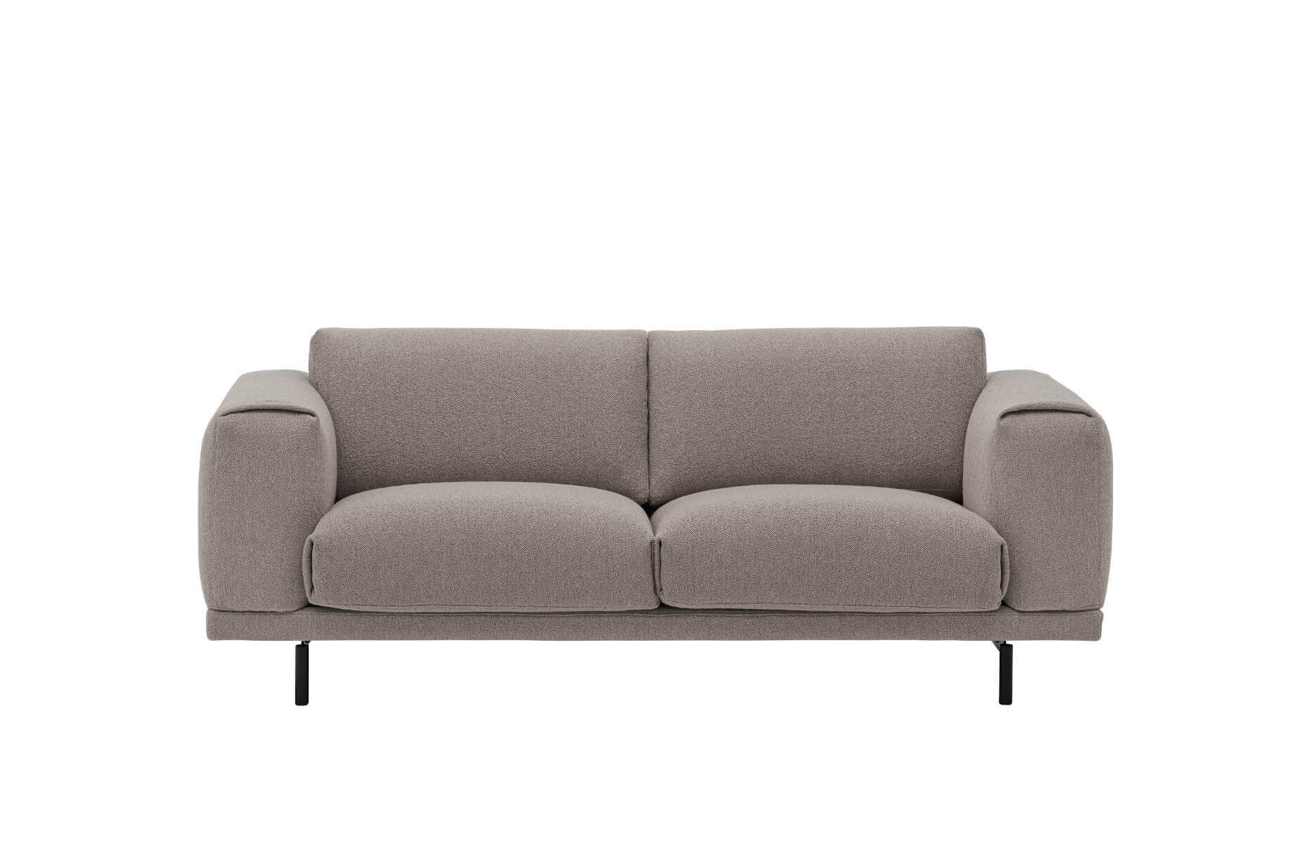 Rest Sofa 2-Sitzer, hearth 6 / schwarz Rest Sofa 2-Sitzer, hearth 6 / schwarz
