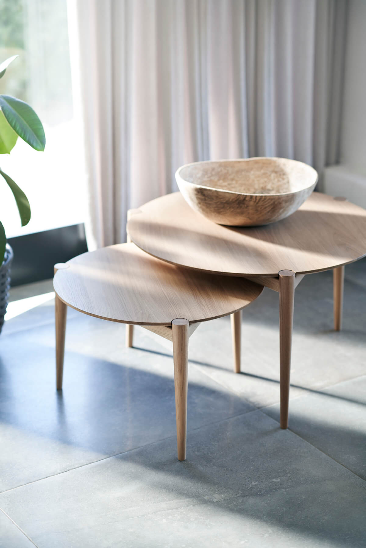 FDB Møbler D102 Søs Couchtisch im Wohnzimmer, minimalistisch, elegant und funktional – skandinavisches Design