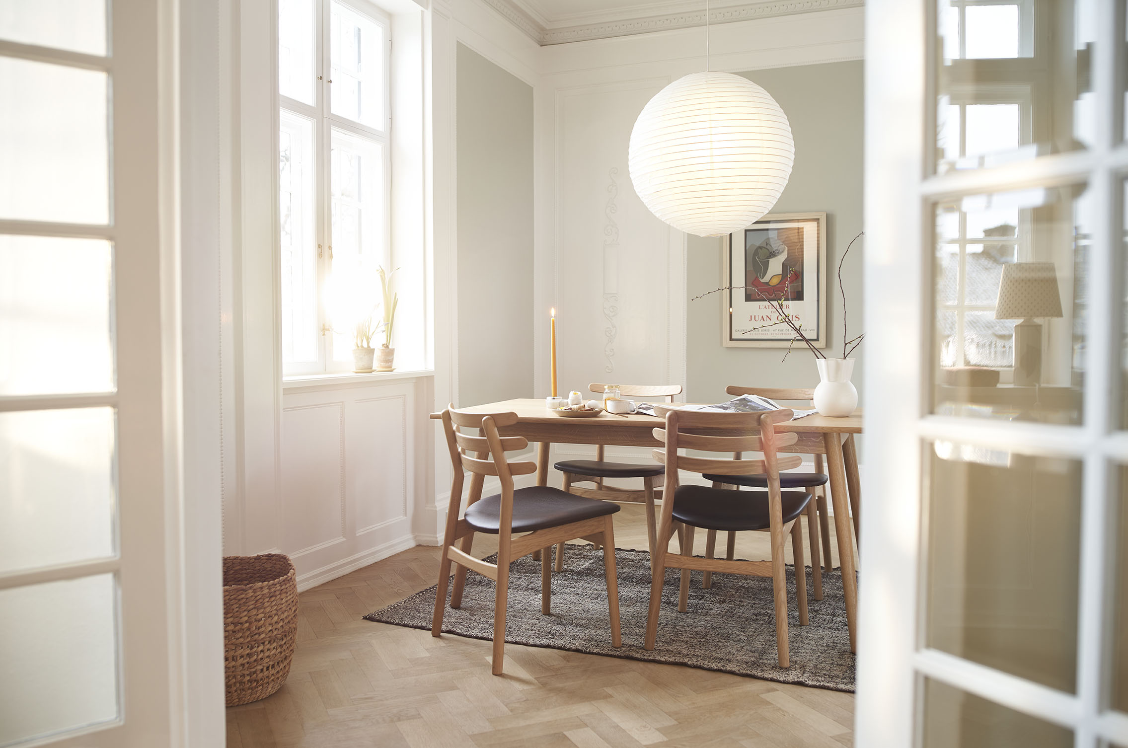 FDB Møbler J48 Stuhl, naturbelassenes Holz, komfortabel und funktional – stilvoll im Esszimmer oder Wohnzimmer