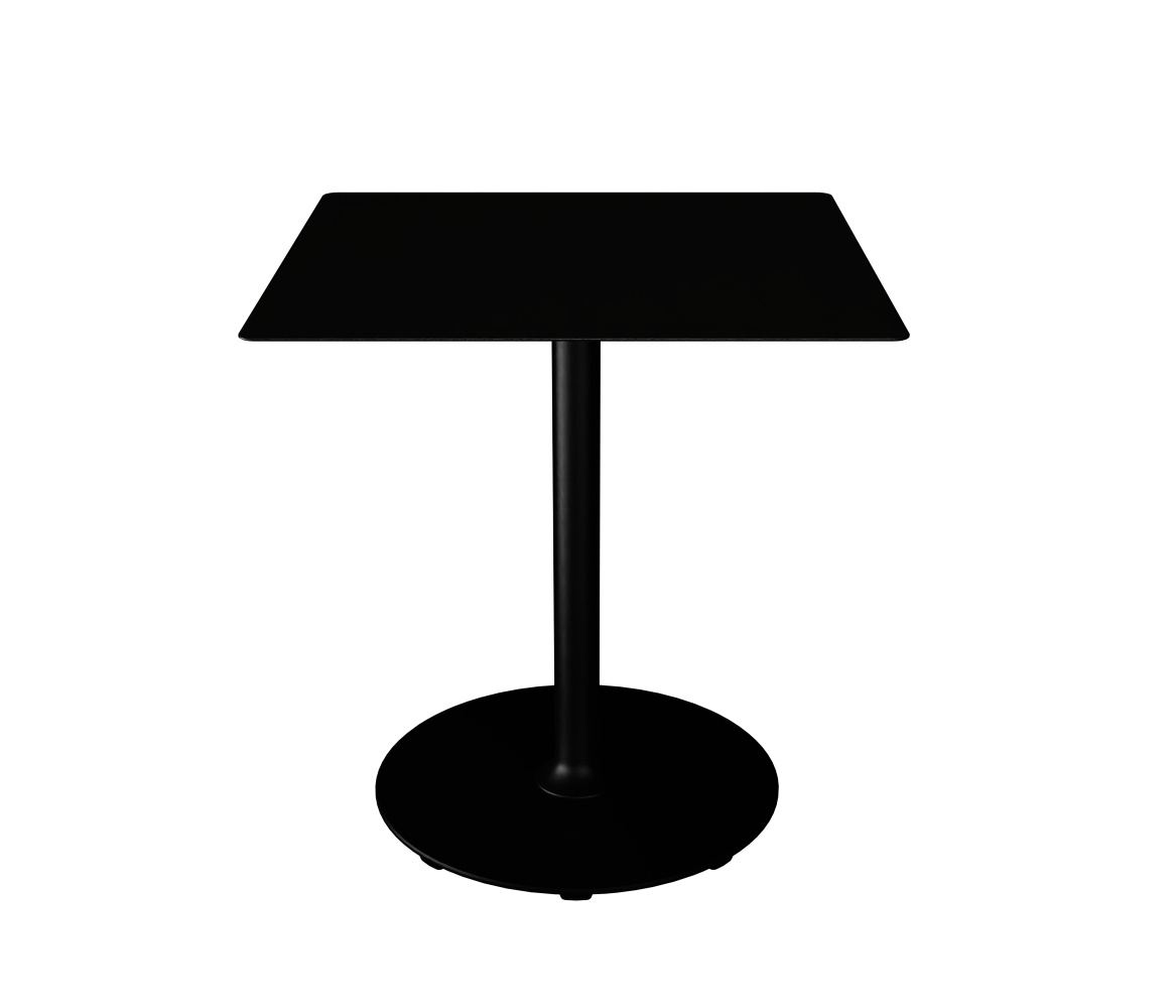 Pico Bistrotisch, 70 x 70 cm, schwarz