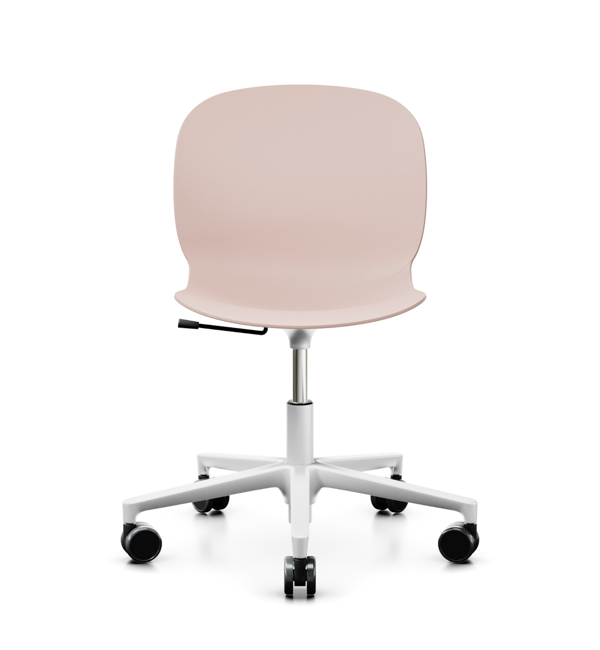 Noor 6070 Drehstuhl, 5-armiges Fußkreuz, Kunststoffschale, ohne Polsterung