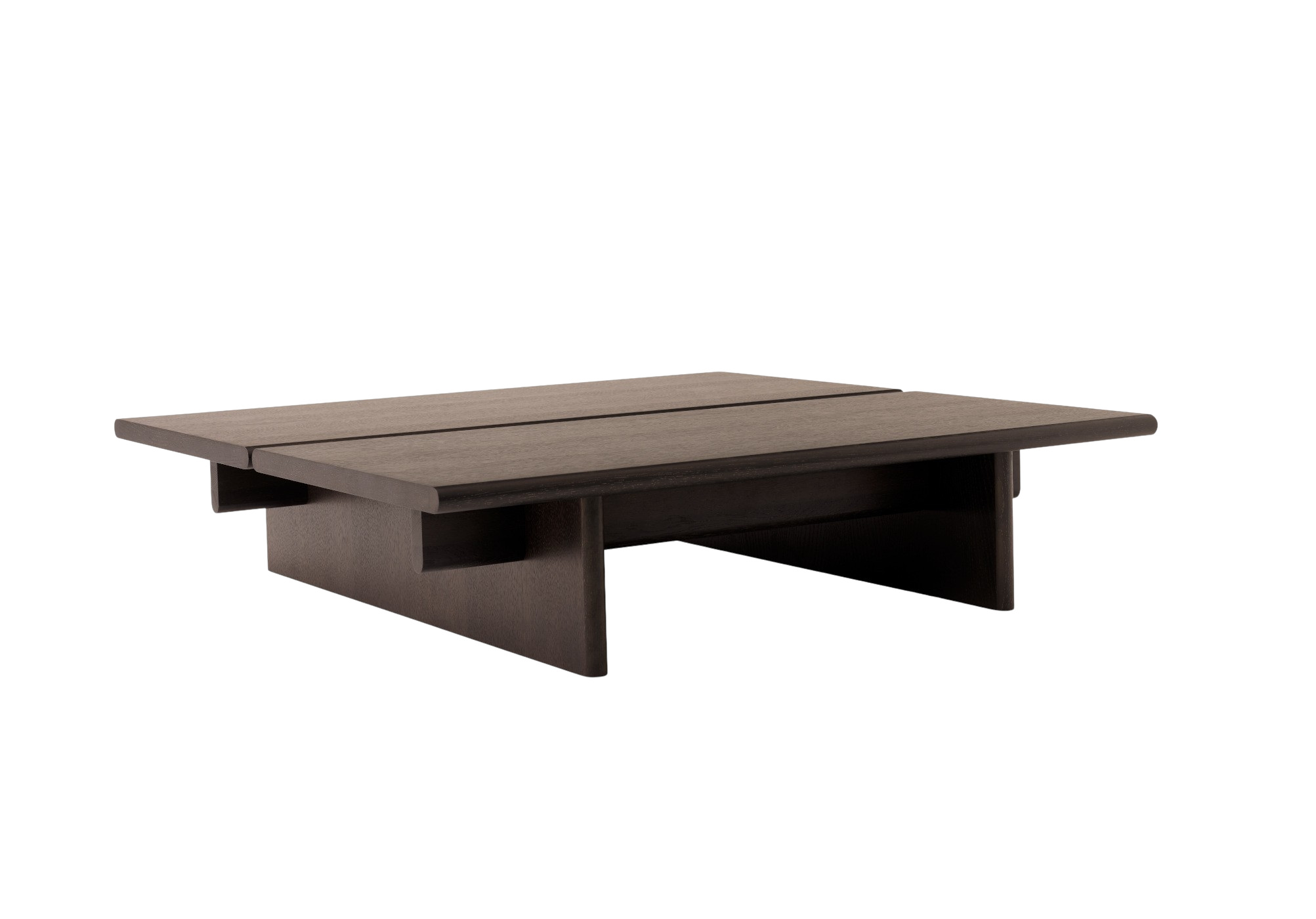 Ita OS4 Couchtisch, 110 x 110 cm, eiche dunkel gebeizt