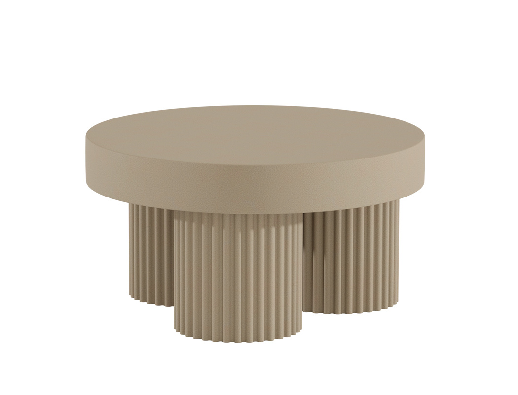 Gear Couchtisch, Ø 70 cm, chai