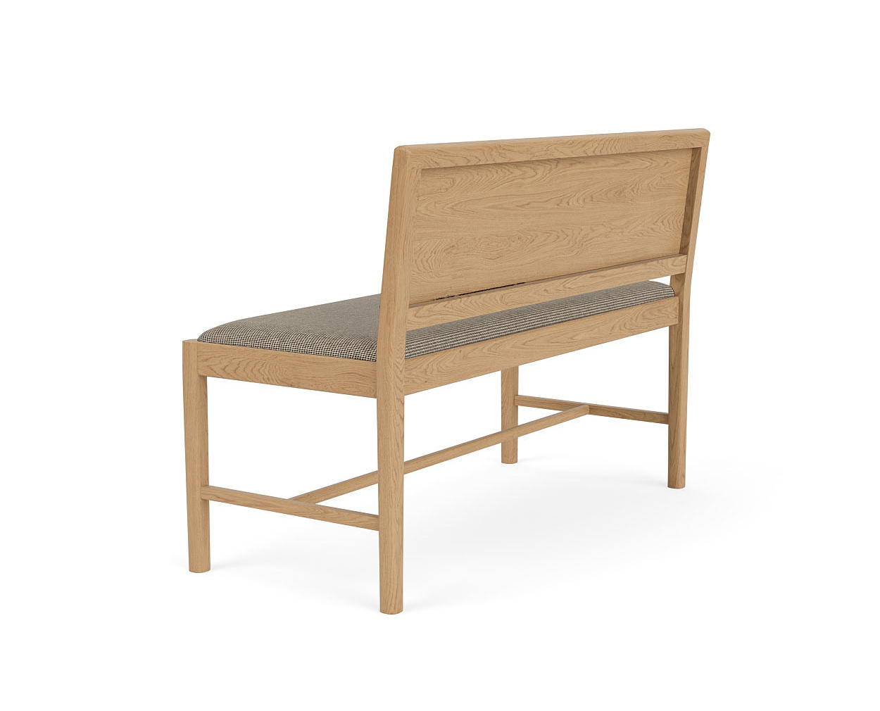 FDB Møbler J176 Sønderborg Bank, monochrome sett meliert, Eiche natur geölt, langlebig, funktional, nordisches Design