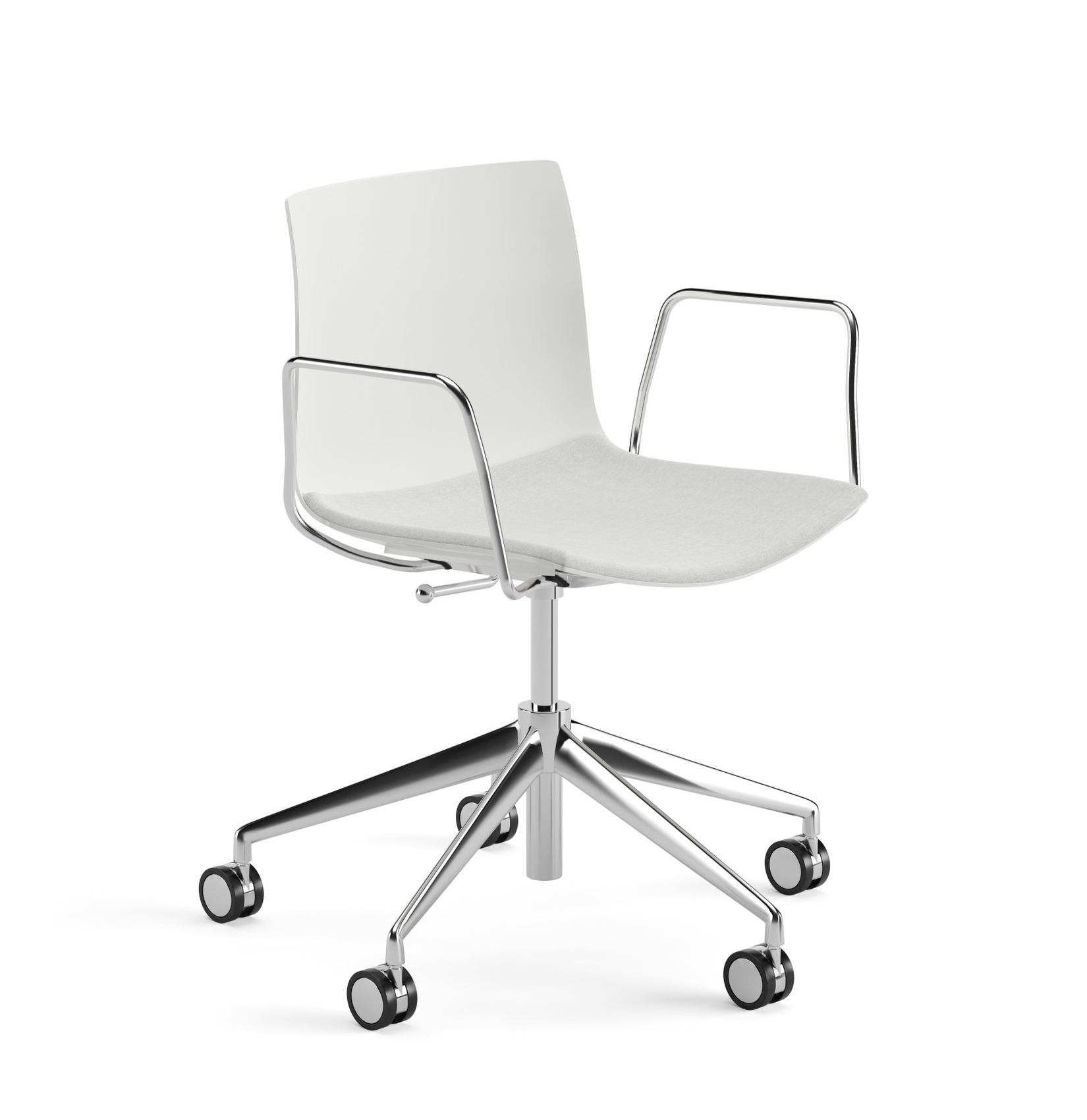 Catifa 46 Drehstuhl, kunststoff mit polstersitz #0302