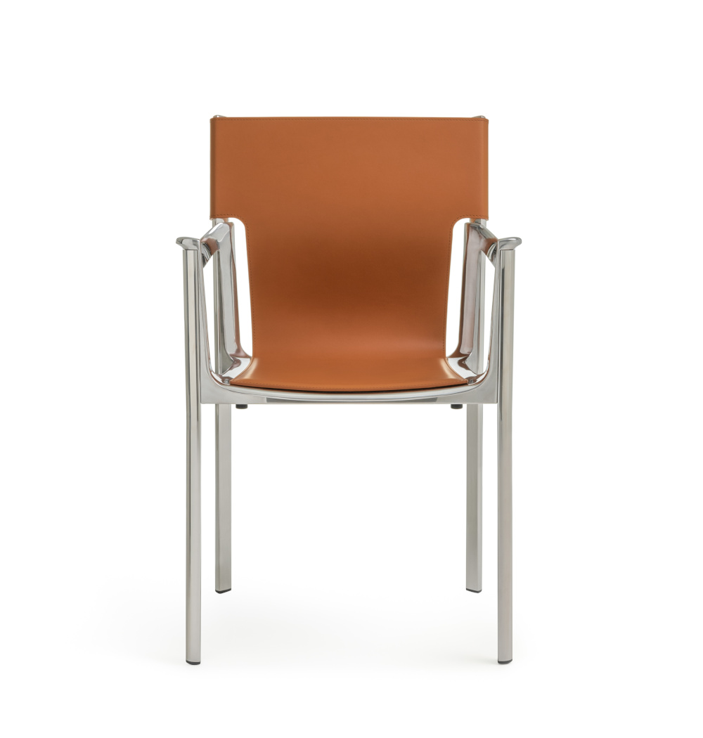 Magis Venice Stuhl, poliert/natur, italienisches Design, Holzstuhl, modern, komfortabel, langlebig