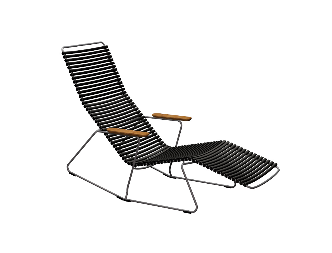 Click Sunrocker Liegestuhl, schwarz Click Sunrocker Liegestuhl, schwarz