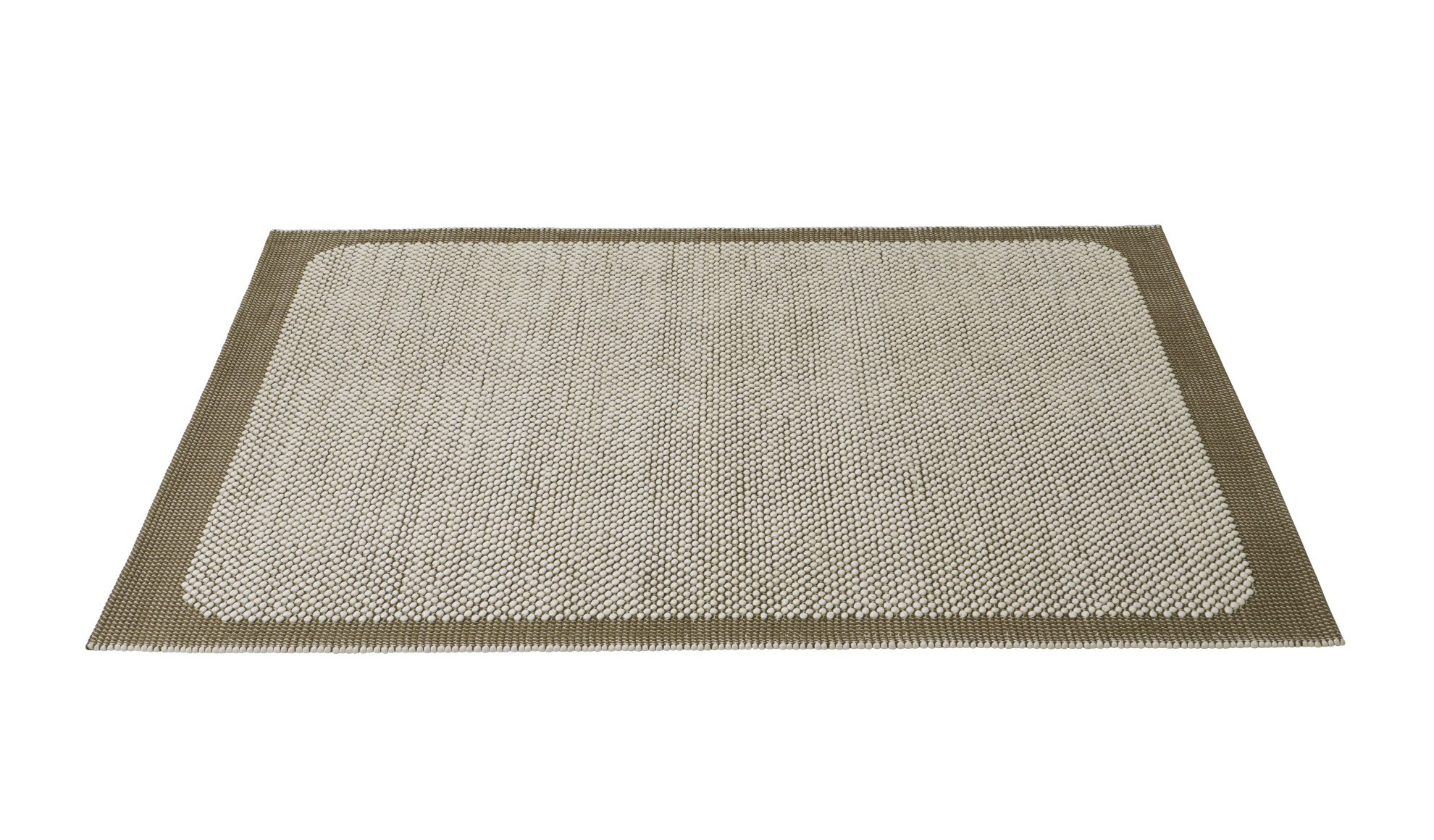 Pebble Teppich, 200 x 300 cm, braungrün Pebble Teppich, 200 x 300 cm, braungrün