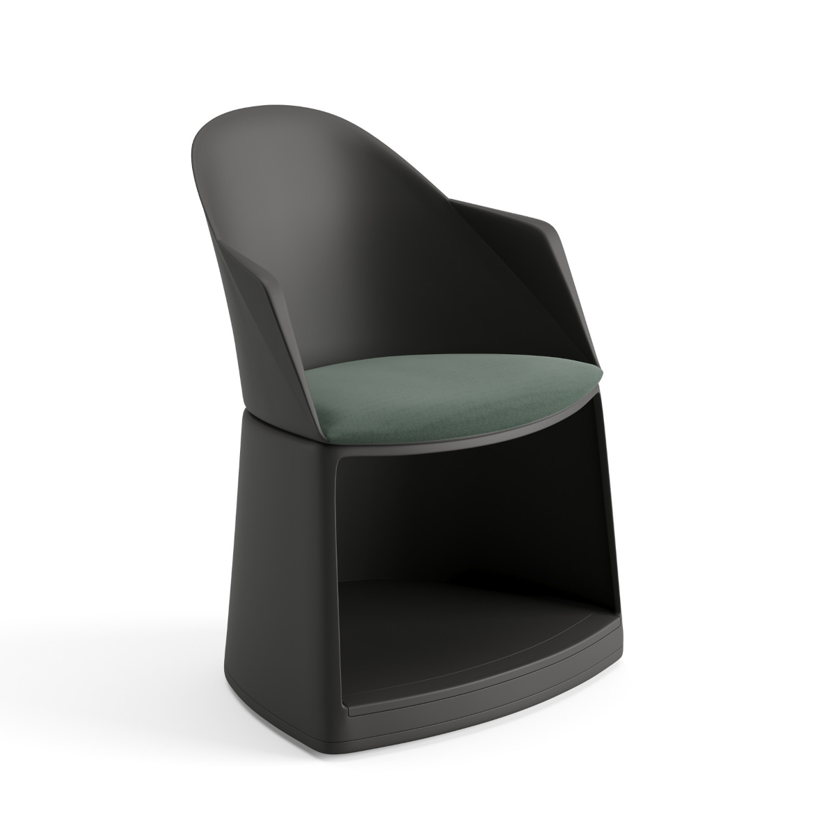 Cila Go Armsessel, kunststoff mit polstersitz #2305