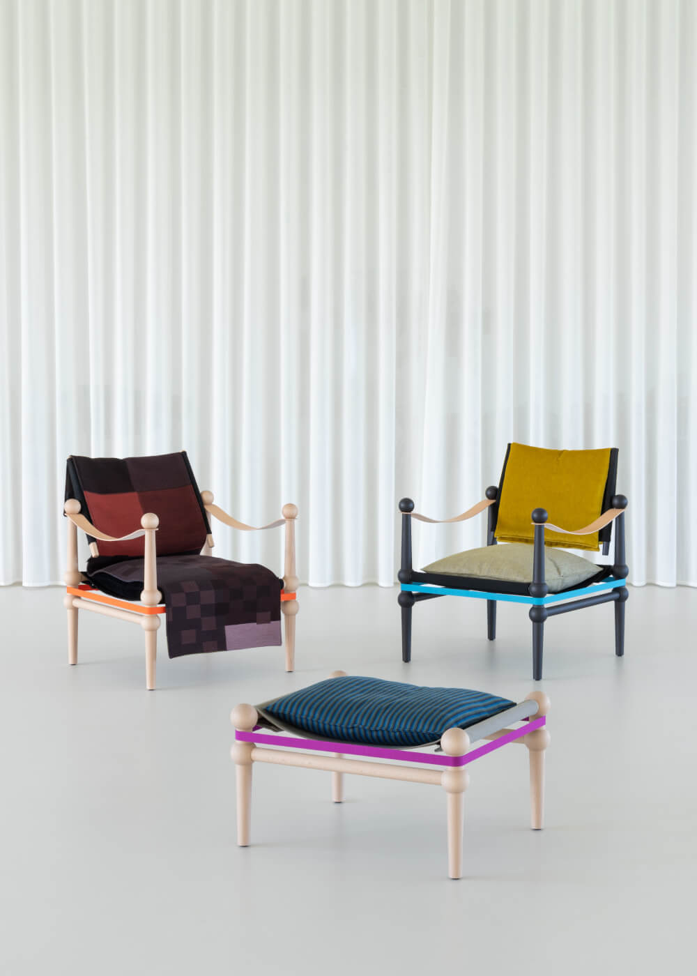 Magis Twain Sessel im Lounge-Bereich, leicht, elegant und komfortabel – modernes Ambiente aus Italien