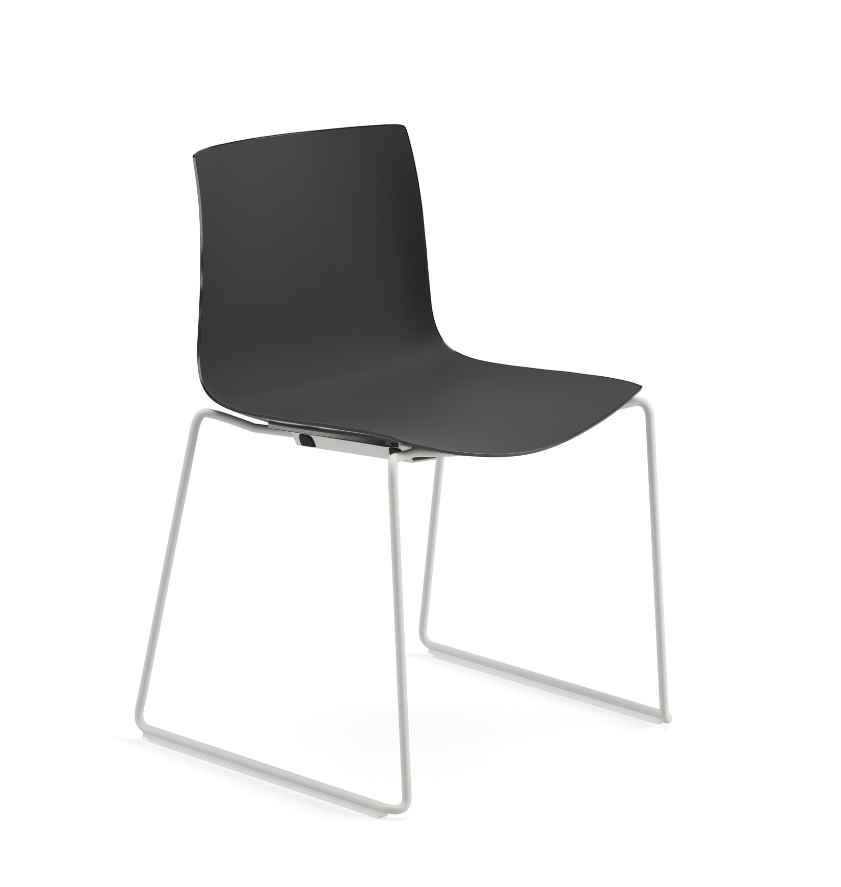 Catifa 46 Stuhl, einfarbig, weiß #0278