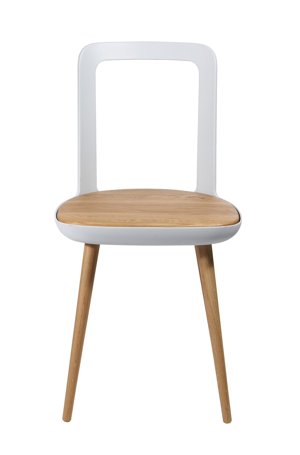 Wagner W-2020 Stuhl aus Eichenholz massiv mit innovativer Kunststoffschale – langlebiger Designerstuhl für Esszimmer