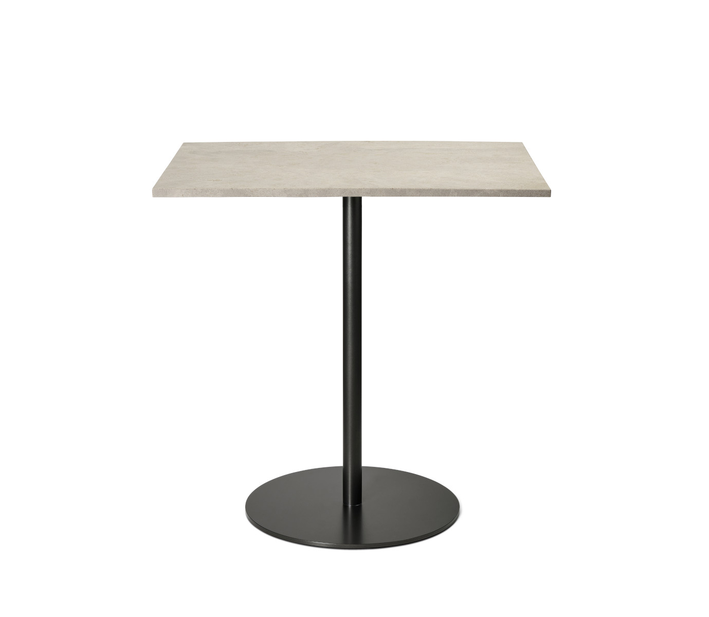 Mater Cafe Tisch, 60 x 70 cm, coffee waste black