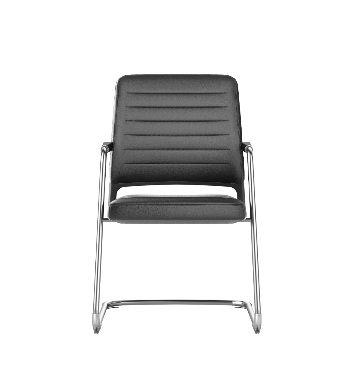 Hochwertiger Interstuhl VINTAGEis5 Besucherstuhl mit ergonomischer Sitzfläche und stabilem Stahlgestell.