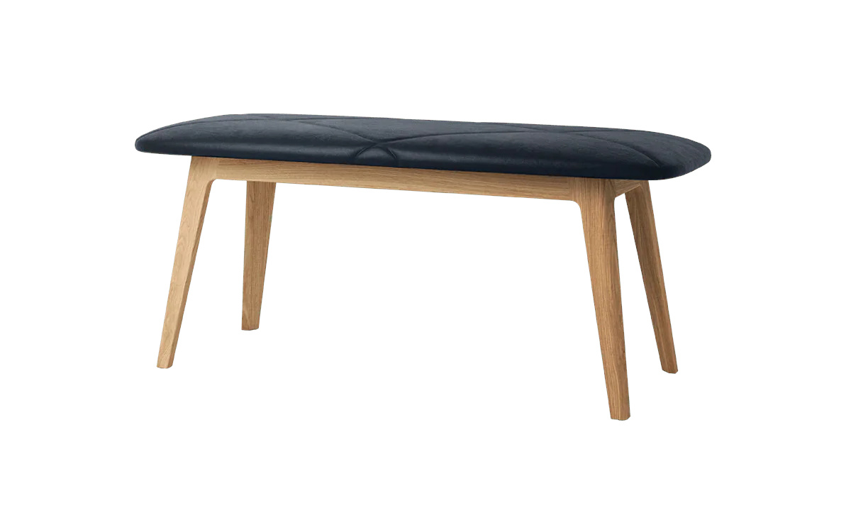 Nordic Bank, eiche natur / terra black