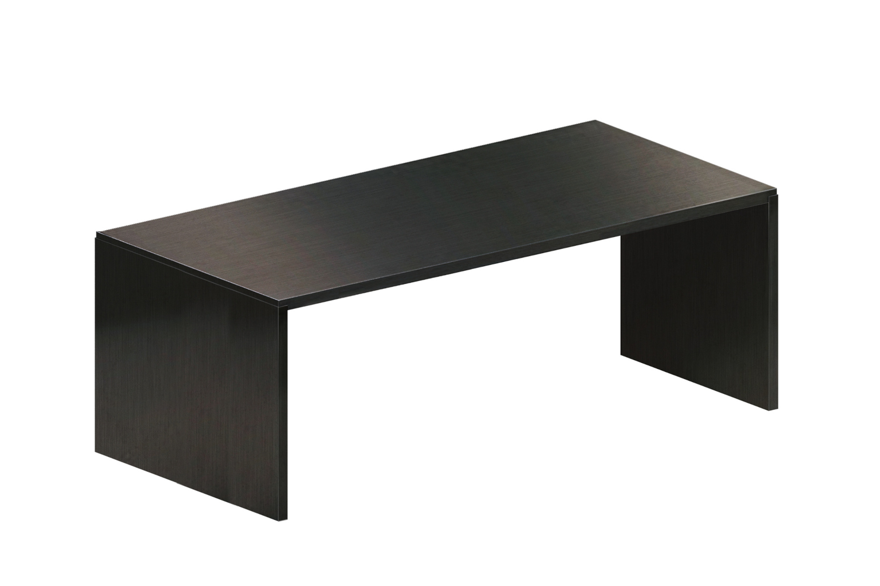 Variante Big Irony Schreibtisch, 200 x 90 cm, schwarz
