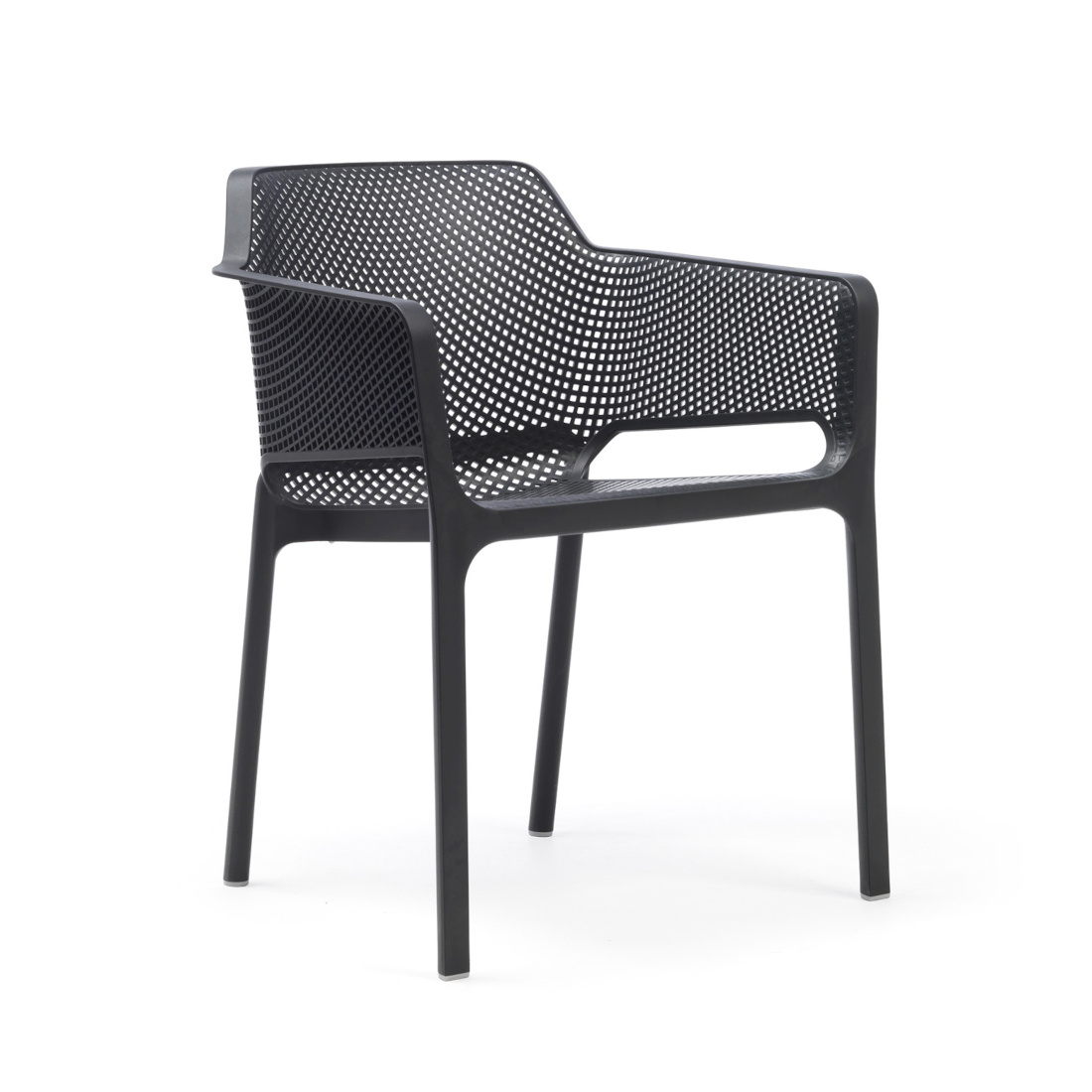 Nardi Net Armlehnstuhl anthrazit – italienischer Outdoor-Stuhl Nardi Net Armlehnstuhl anthrazit, italienischer Outdoor-Stuhl, wetterfest, leicht, langlebig, modernes Design
