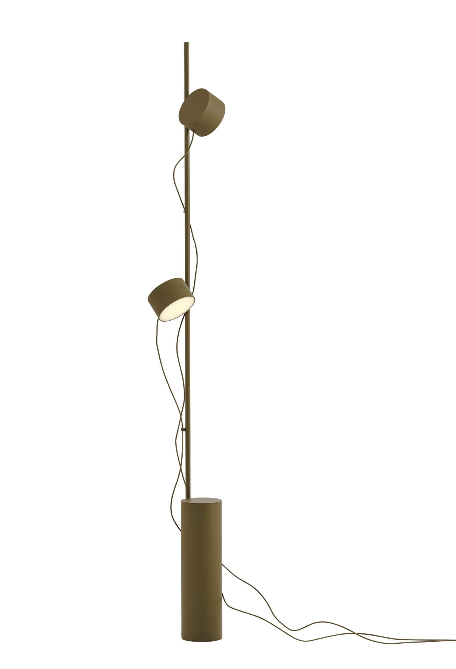 Post LED Stehleuchte, brown green Post LED Stehleuchte, brown green