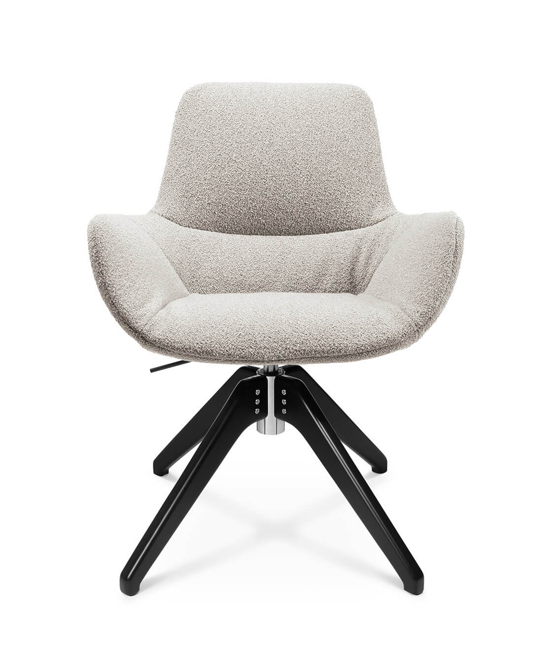 Ergonomischer Wagner W-Club Sessel mit höhenverstellbarem Holzgestell für komfortables Sitzen im Büro oder Zuhause