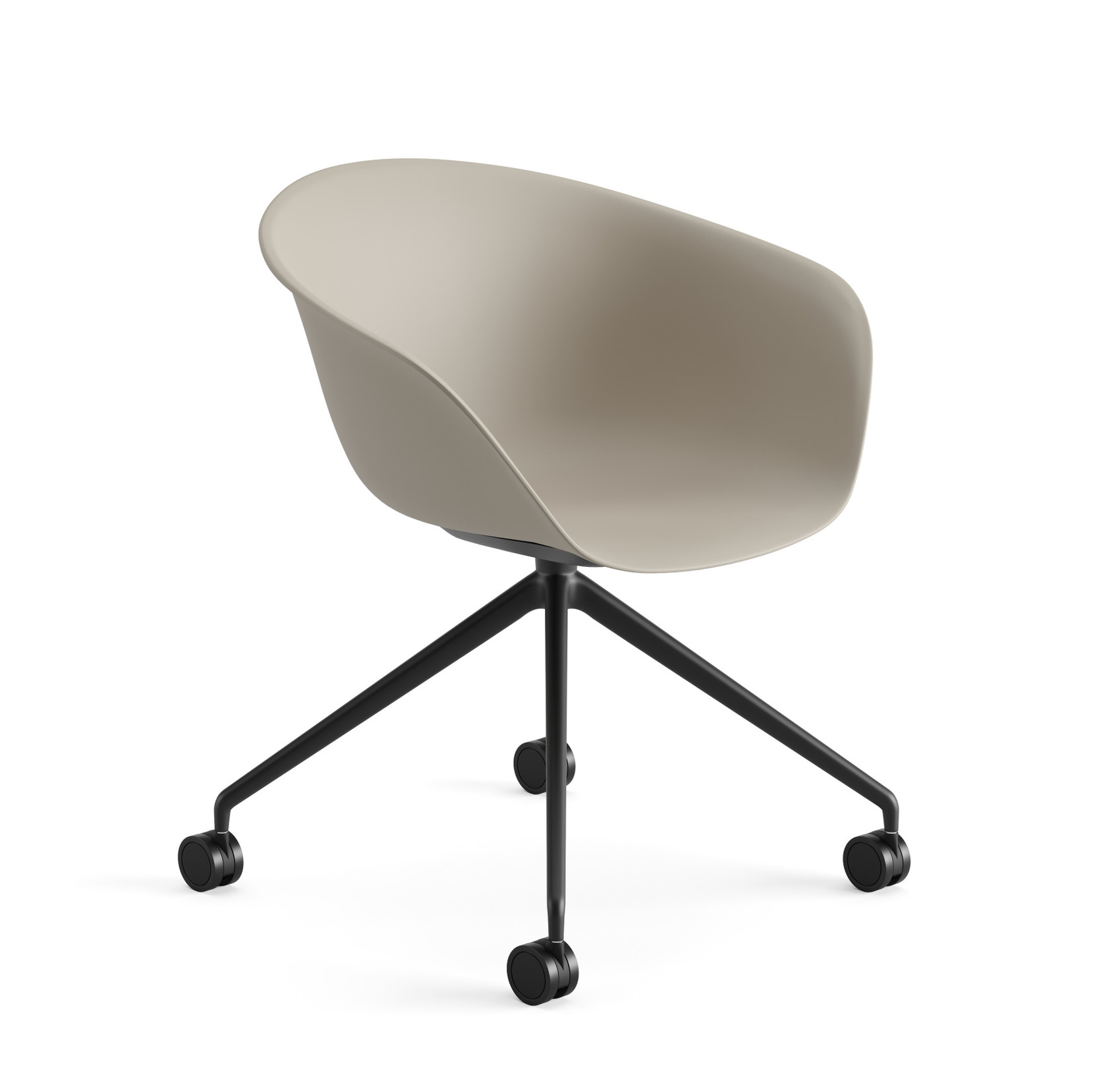 Duna 02 Stuhl, schwarz / taubengrau #4207