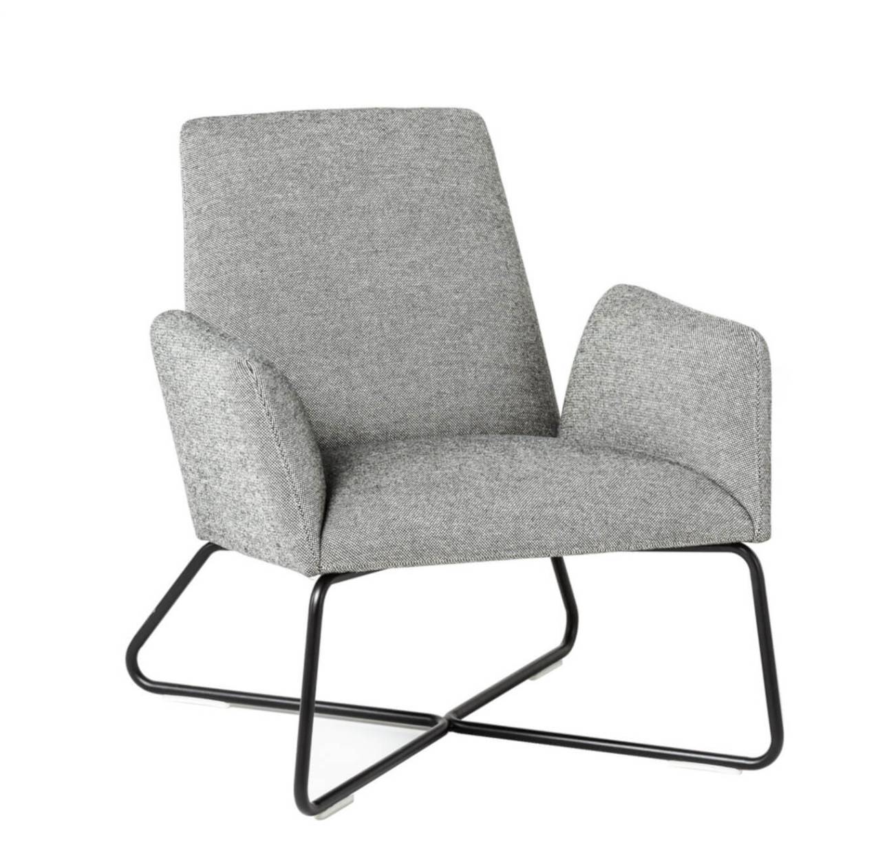 Noti Manta Lounge Sessel mit Kufengestell Design Möbel