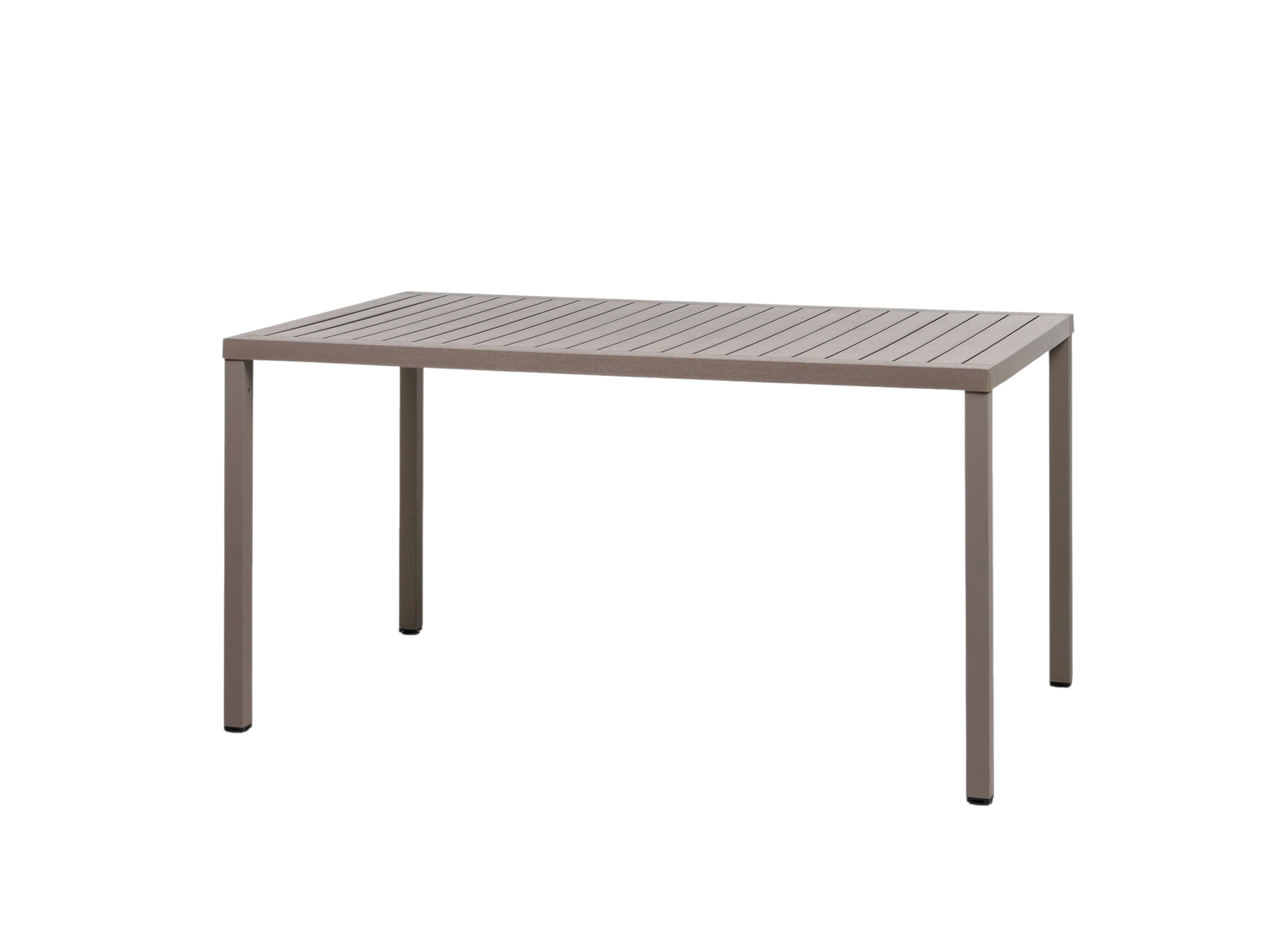 Nardi Cube Gartentisch 140x80 cm – wetterfester Design-Tisch Nardi Cube Gartentisch 140x80 cm, tortora, Outdoor-Tisch, wetterfest, langlebig, modernes italienisches Design