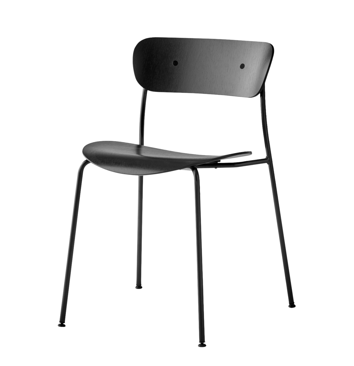 Pavilion AV1 Stuhl, schwarz / eiche schwarz lackiert Pavilion AV1 Stuhl, schwarz / eiche schwarz lackiert