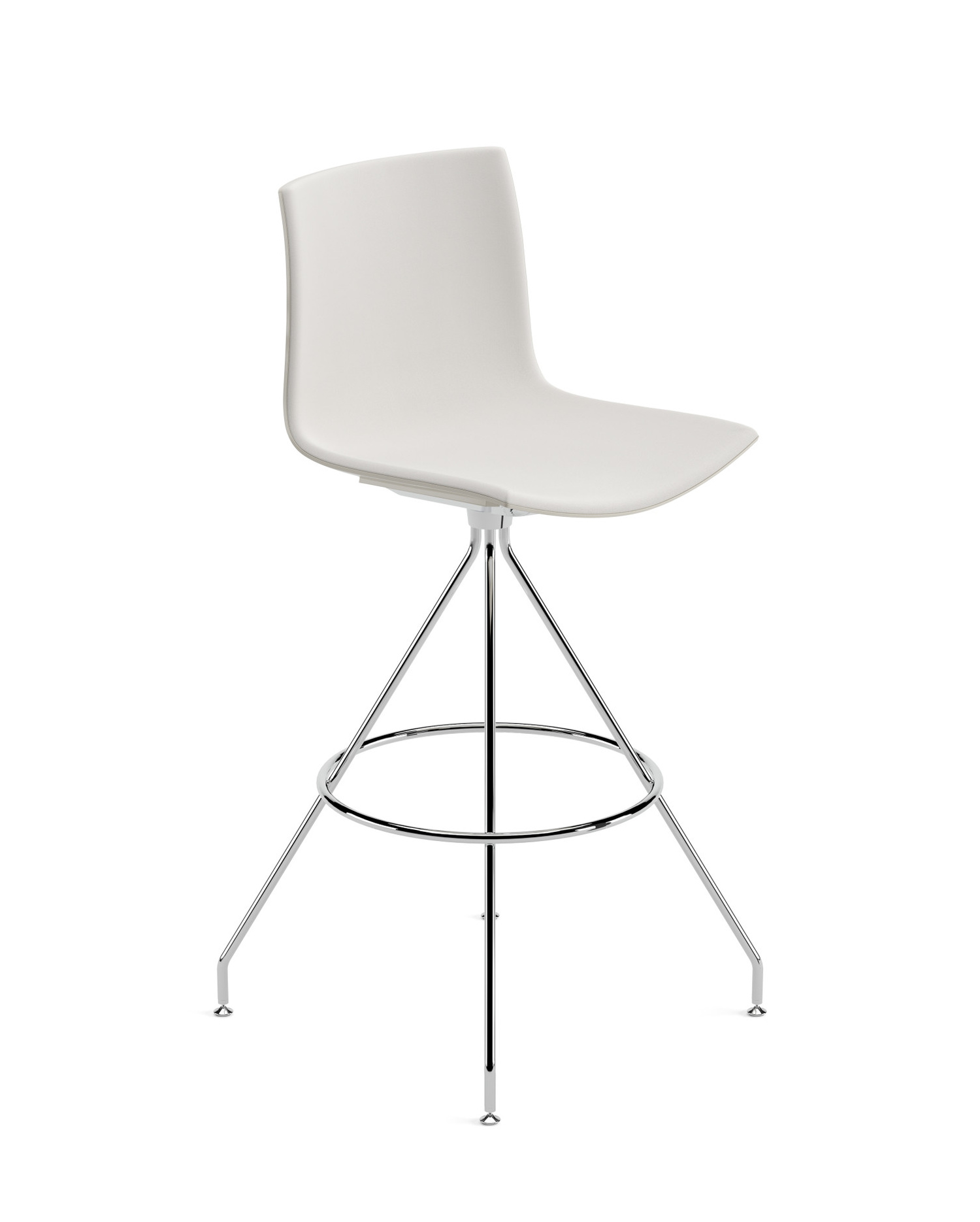 Catifa 46 Barhocker, höhe 73 cm, kunststoff, vorne bezogen #0497