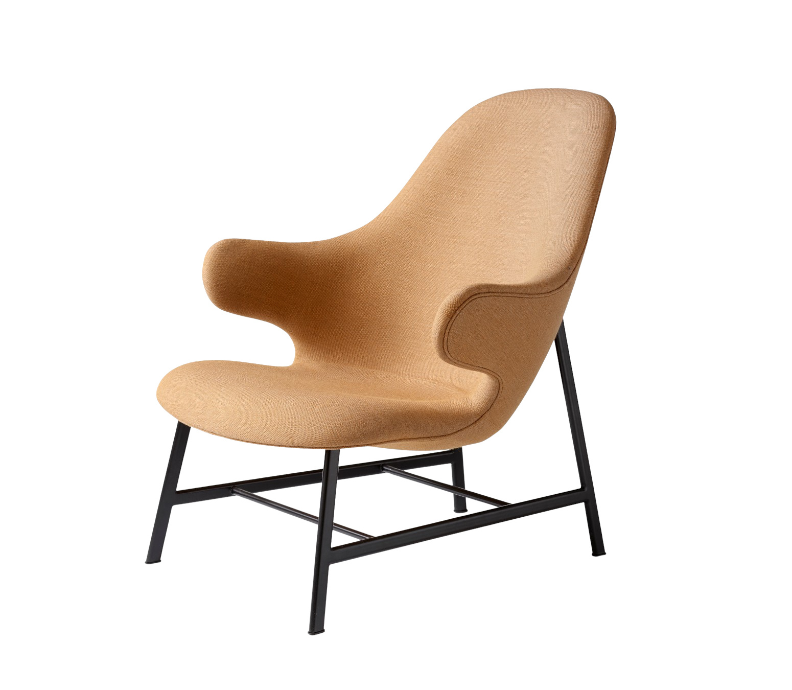 &Tradition Catch JH13 Sessel, schwarz/fiord 452, dänisches Design, komfortabel, elegant – ideal für modernes Wohnzimmer